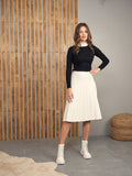 Knit Pleated Skirt - 26"