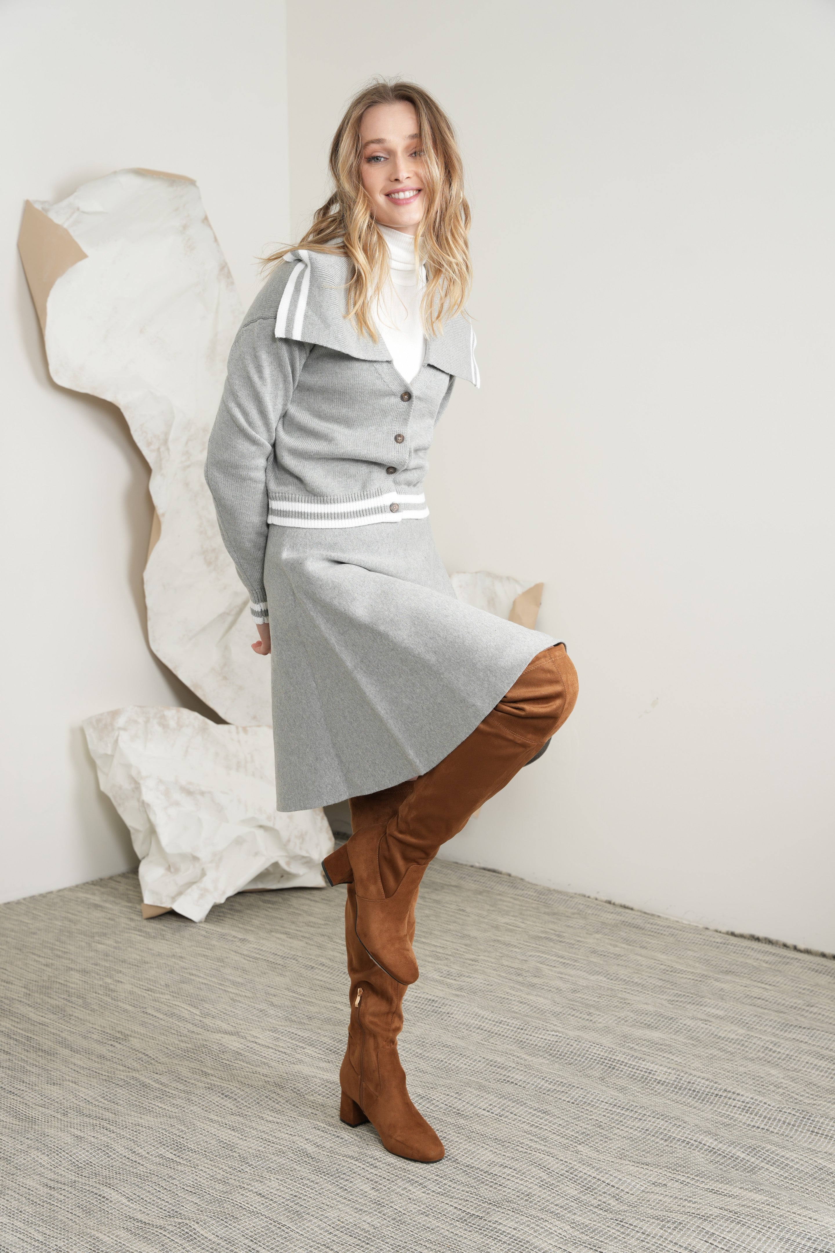 Basic Knit Skirt - 23"