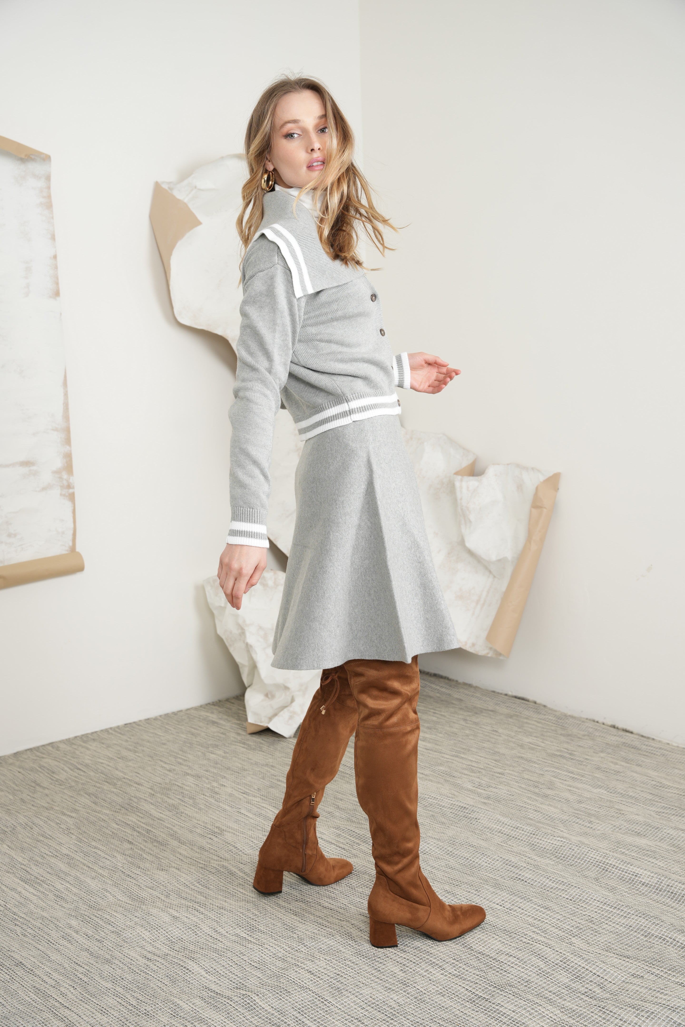 Basic Knit Skirt - 23"