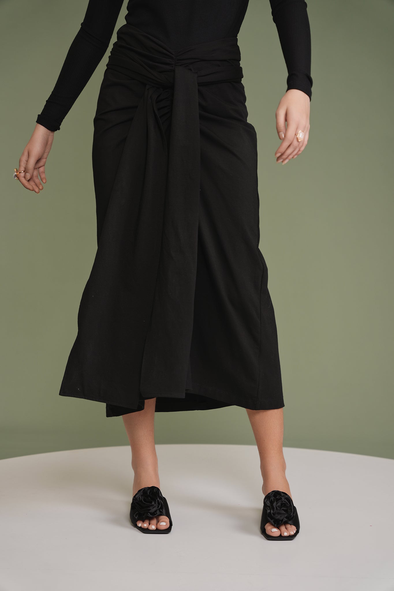 Jersey Tie Skirt