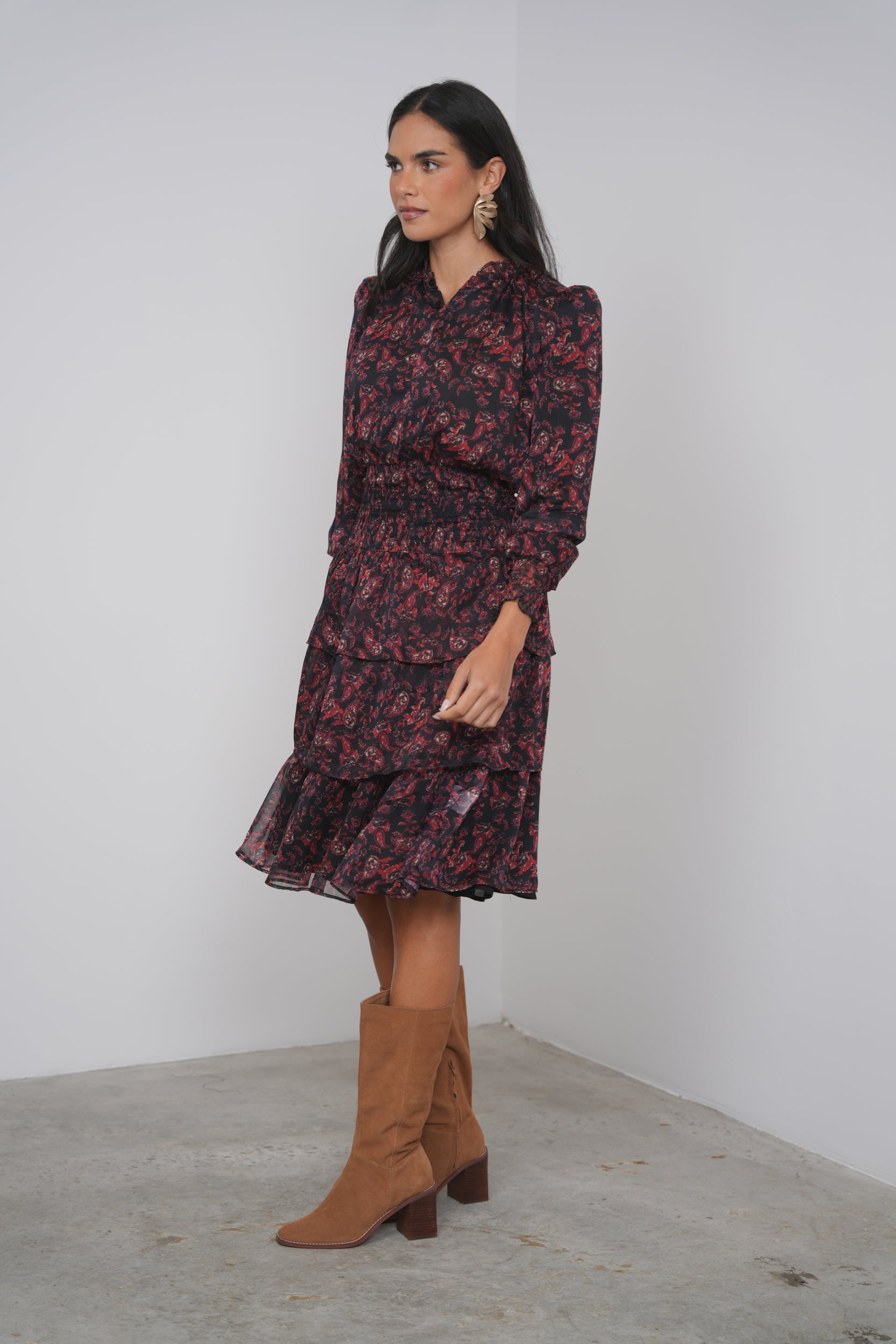 Smocked Waisted Dress