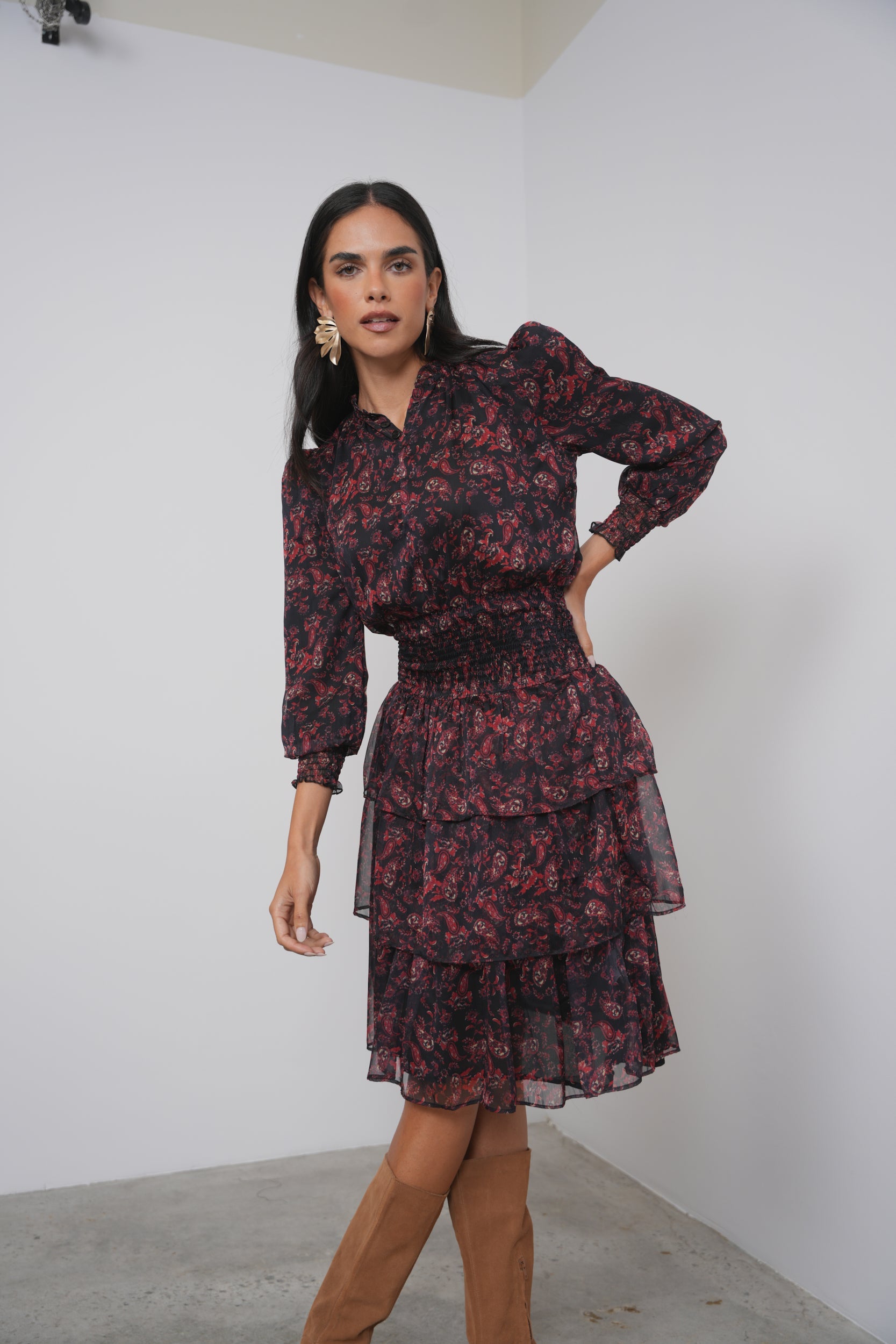 Smocked Waisted Dress