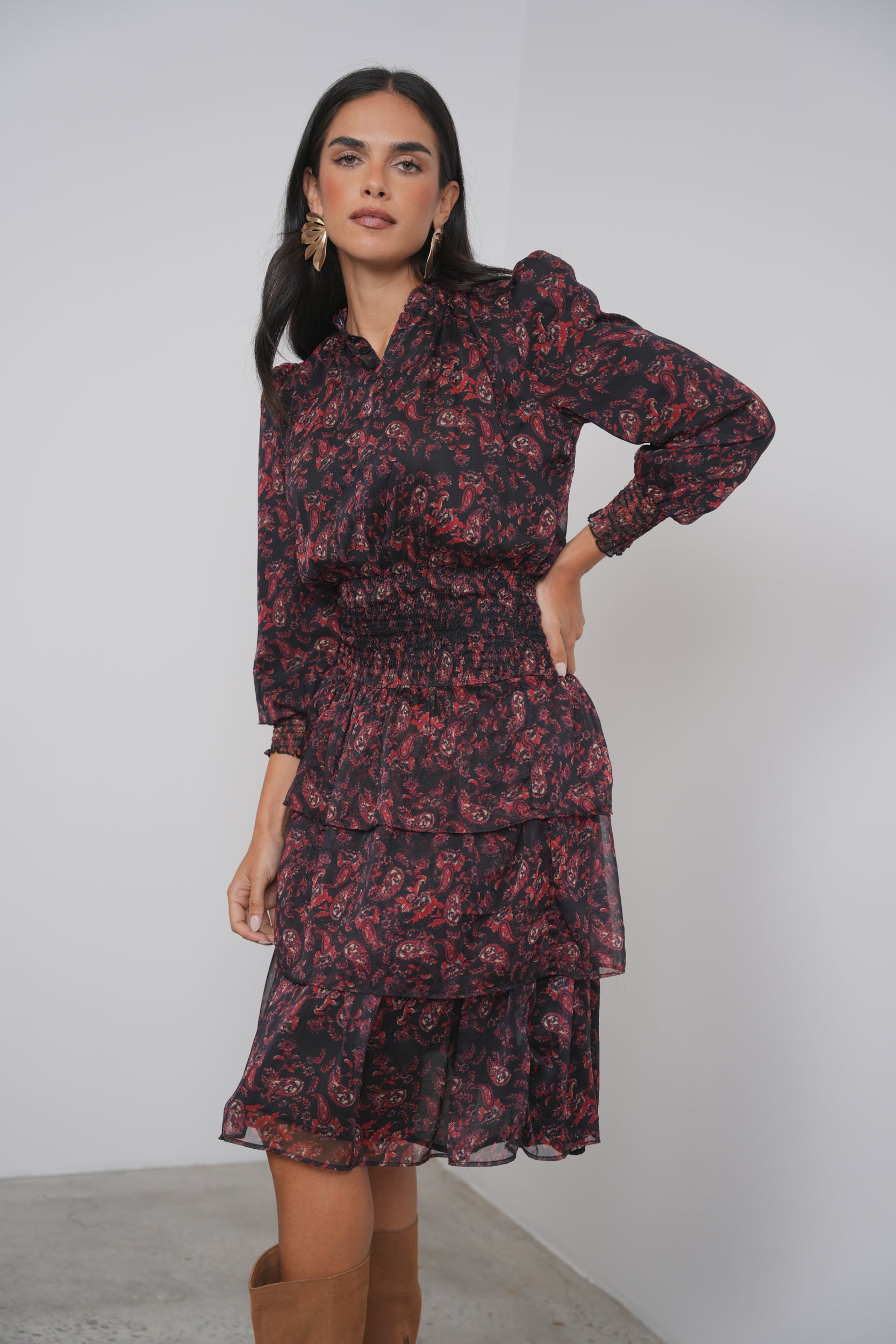 Smocked Waisted Dress