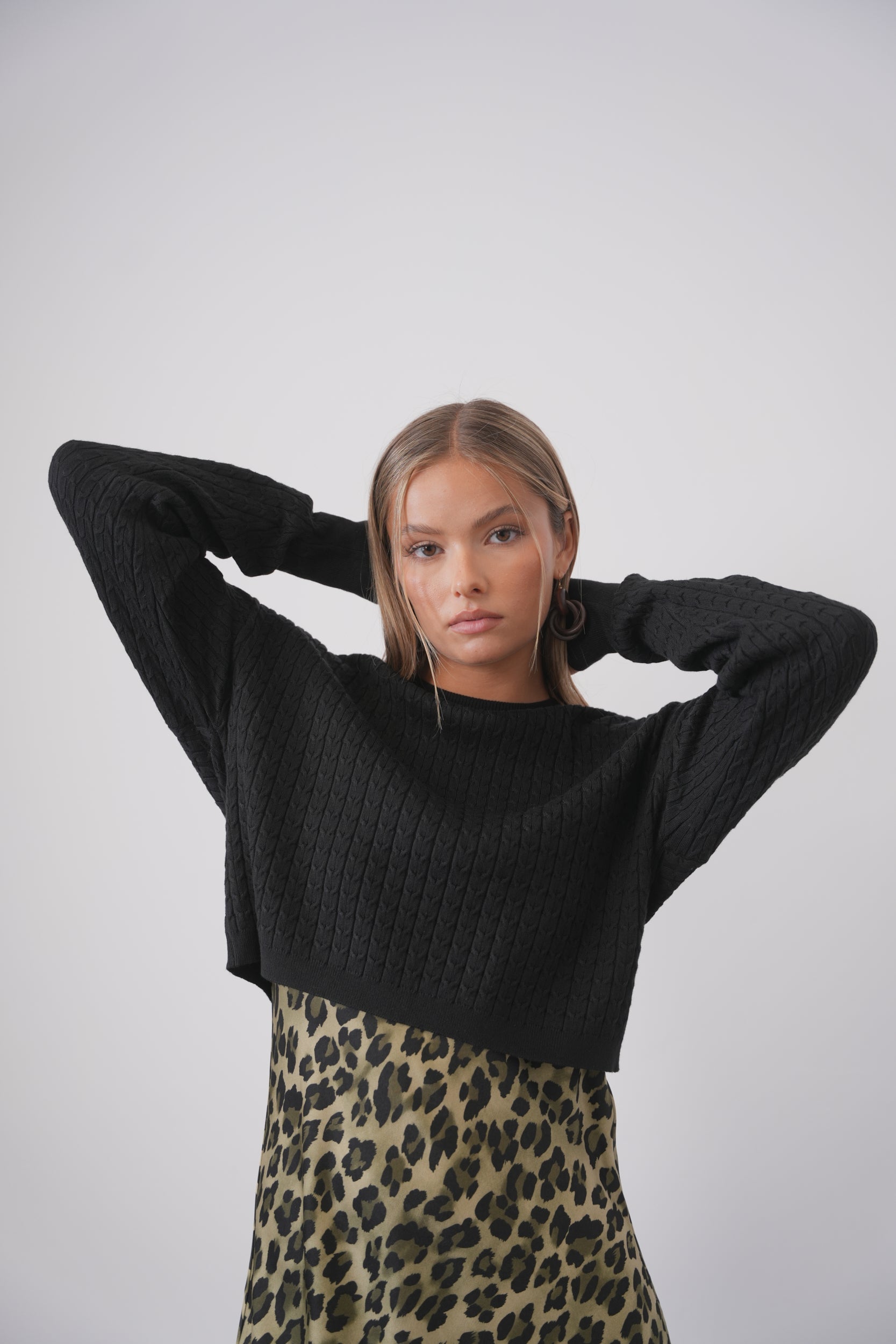 Basic Cable Knit Top