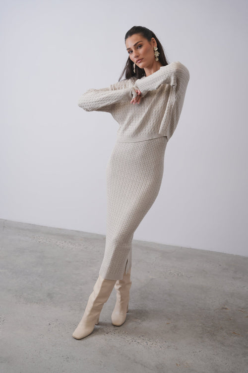 Basic Cable Knit Top