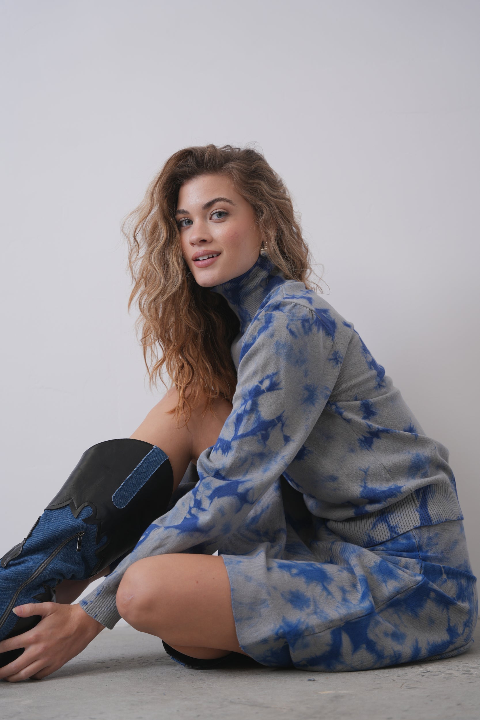 Knit Tie Dye Sweater