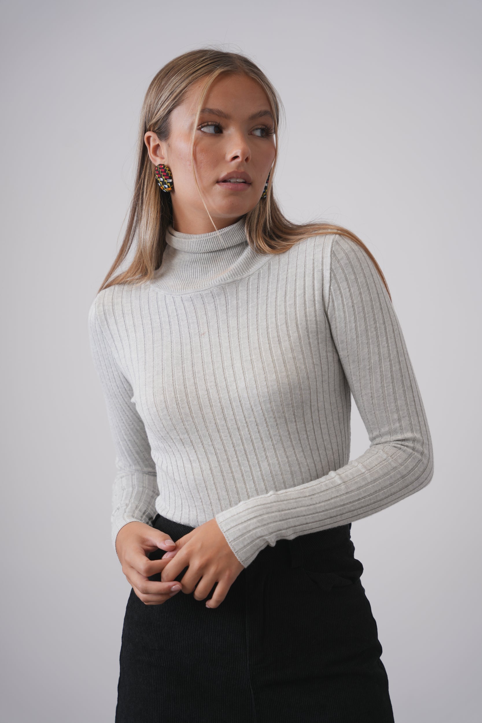 Basic Soft Knit Turtleneck