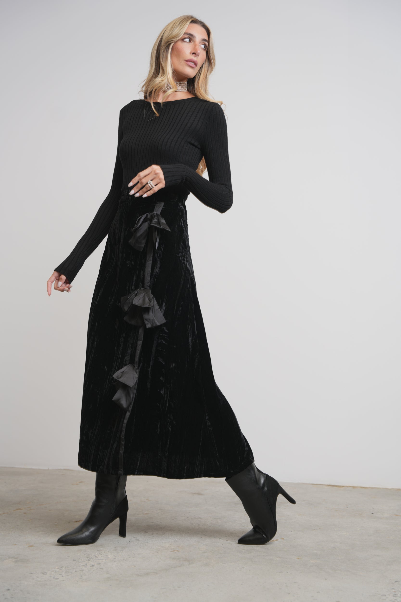 Basic Soft Knit Crew Neck