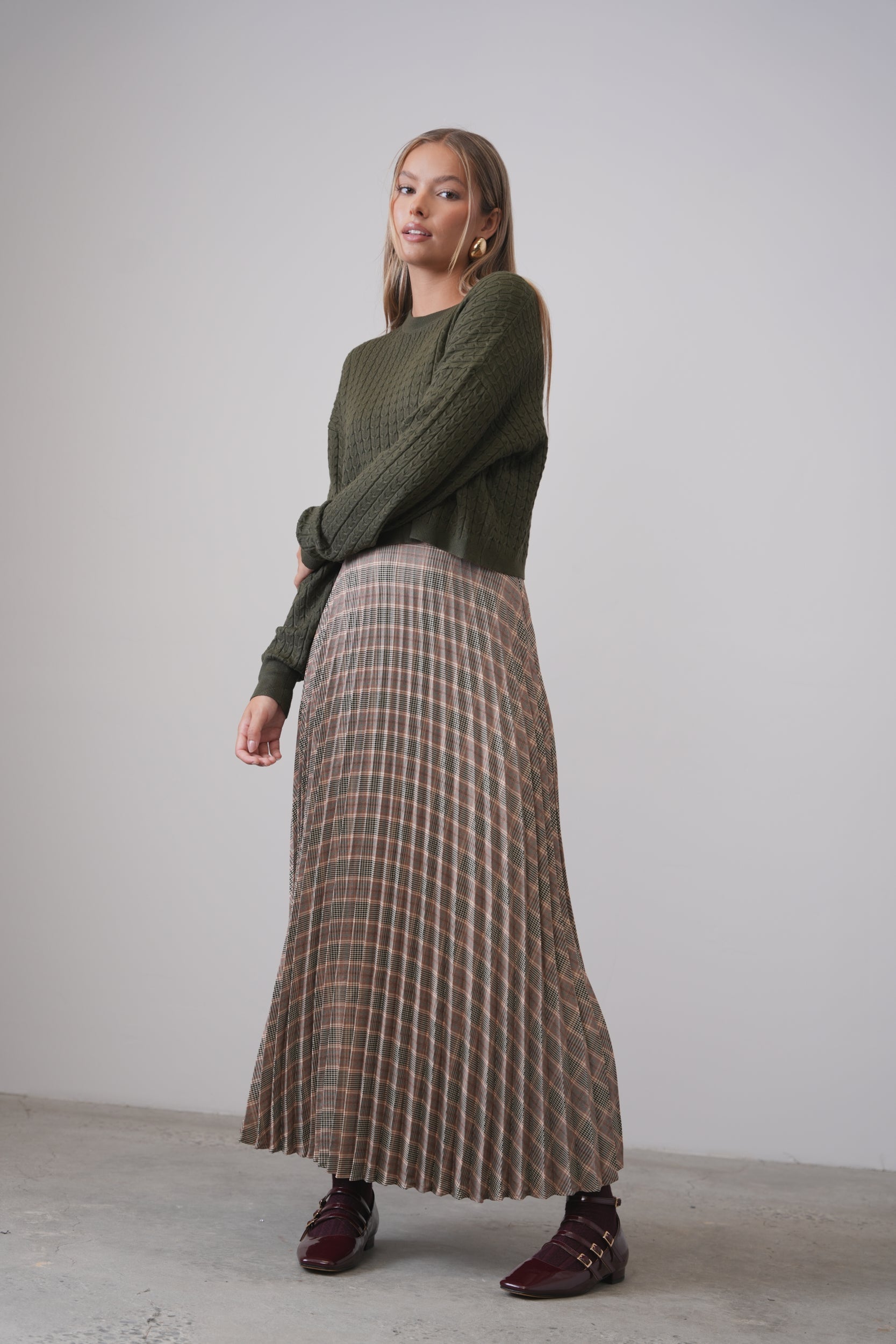 Basic Cable Knit Top