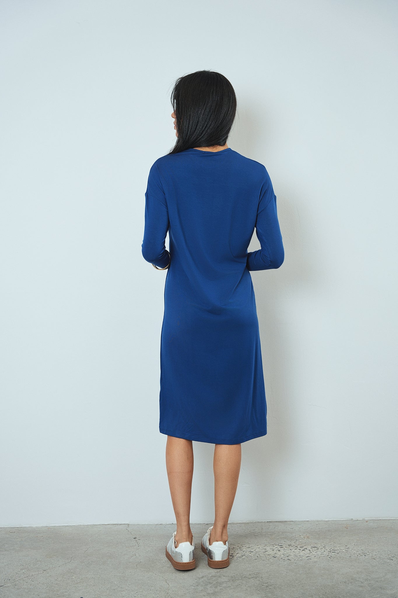 Knee Length Dolman Dress