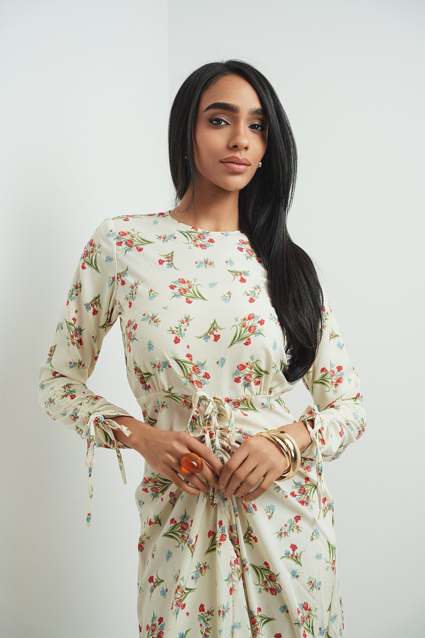 The Charlotte Ruching Dress