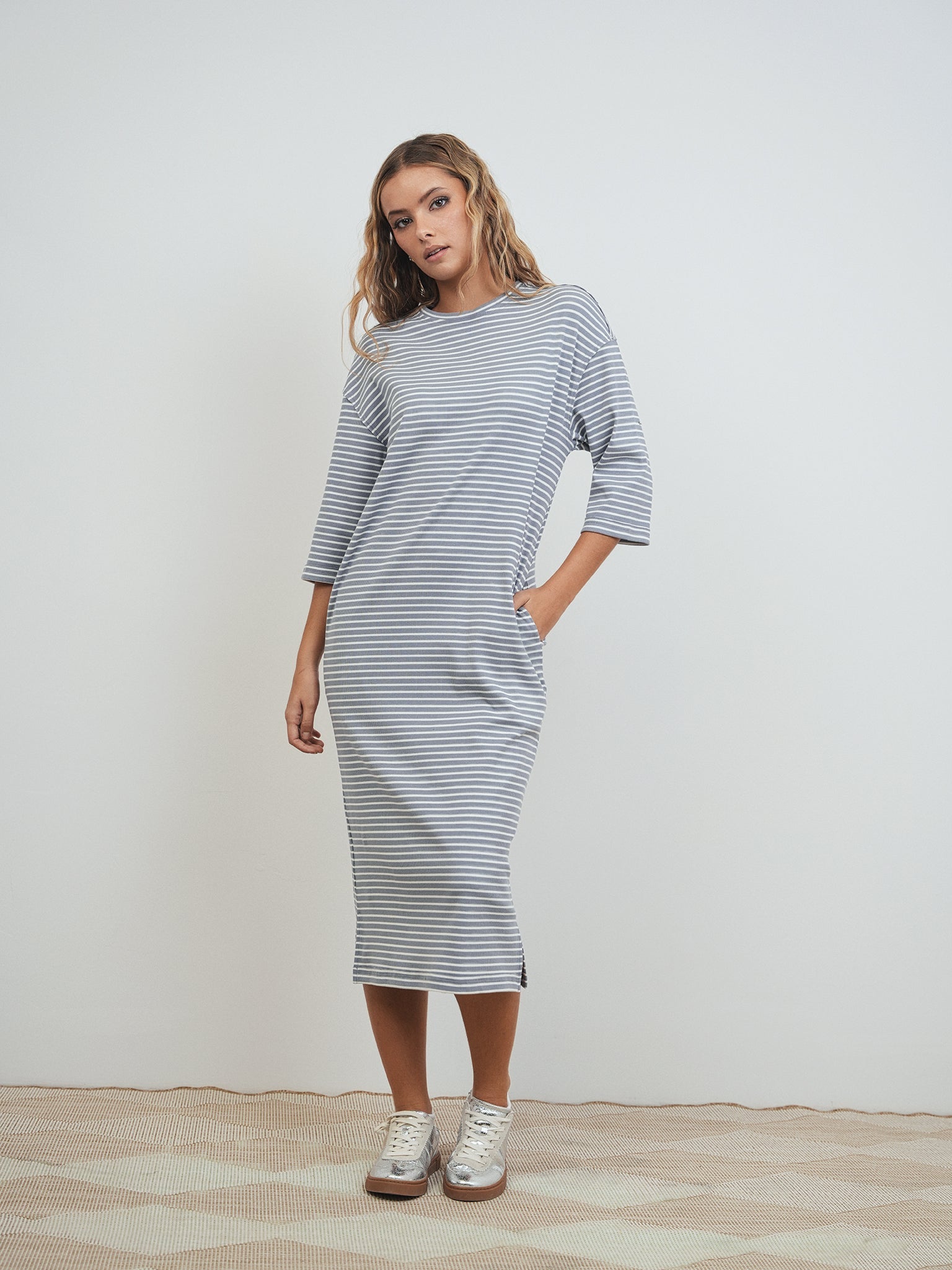 Ribbed Tshirt Dress