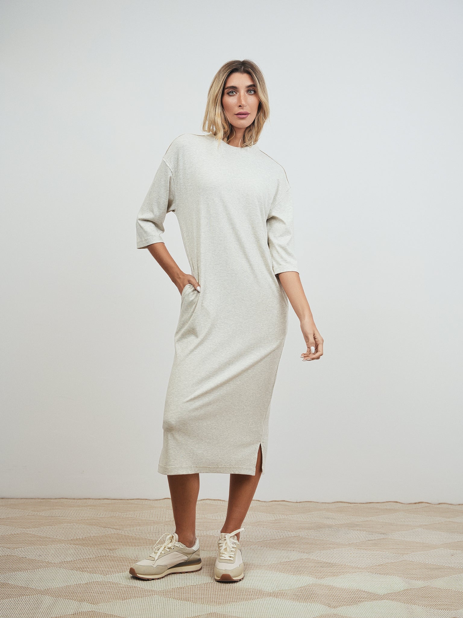 Ribbed Tshirt Dress