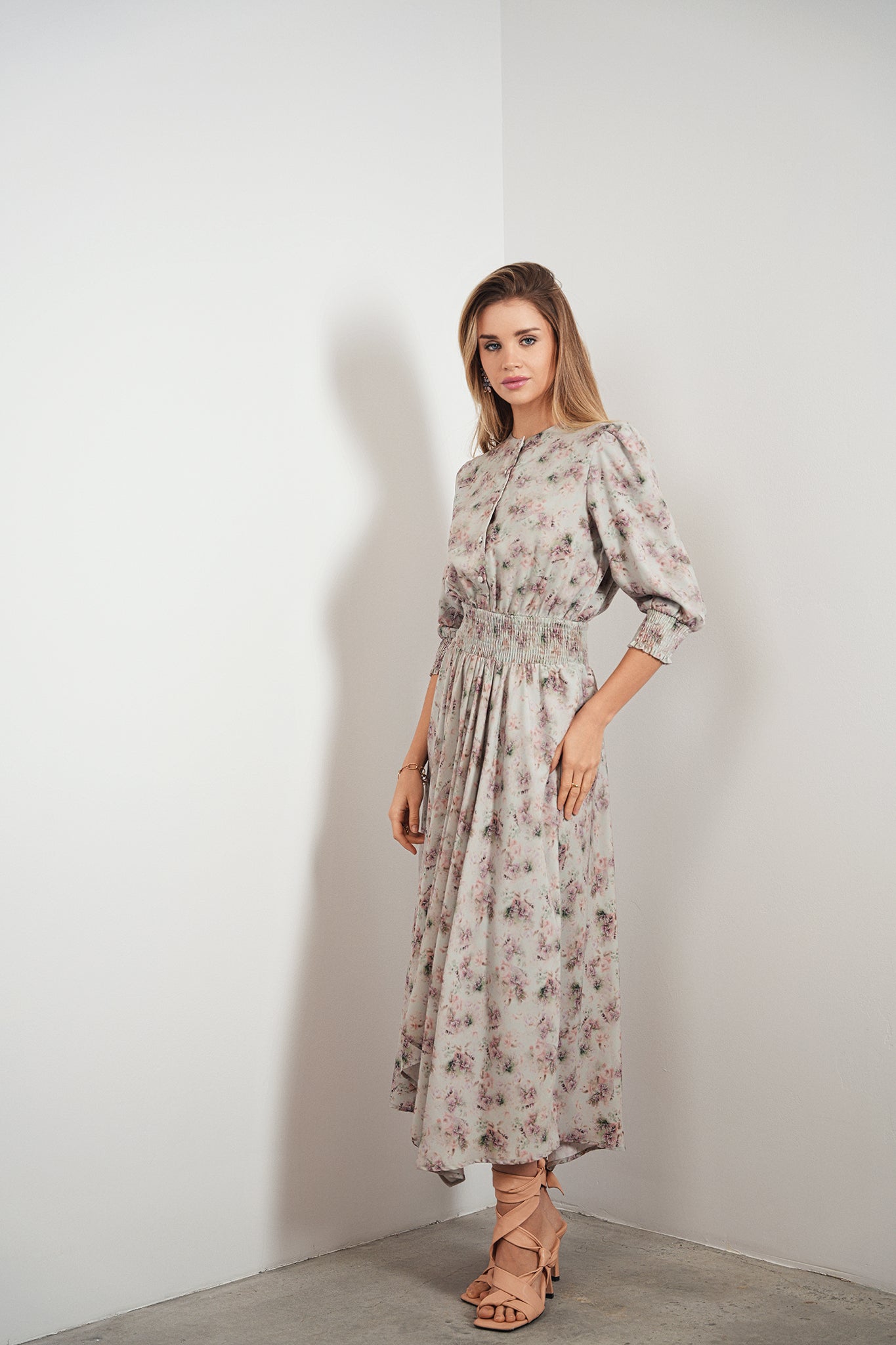 Asymmentrical Waisted Dress