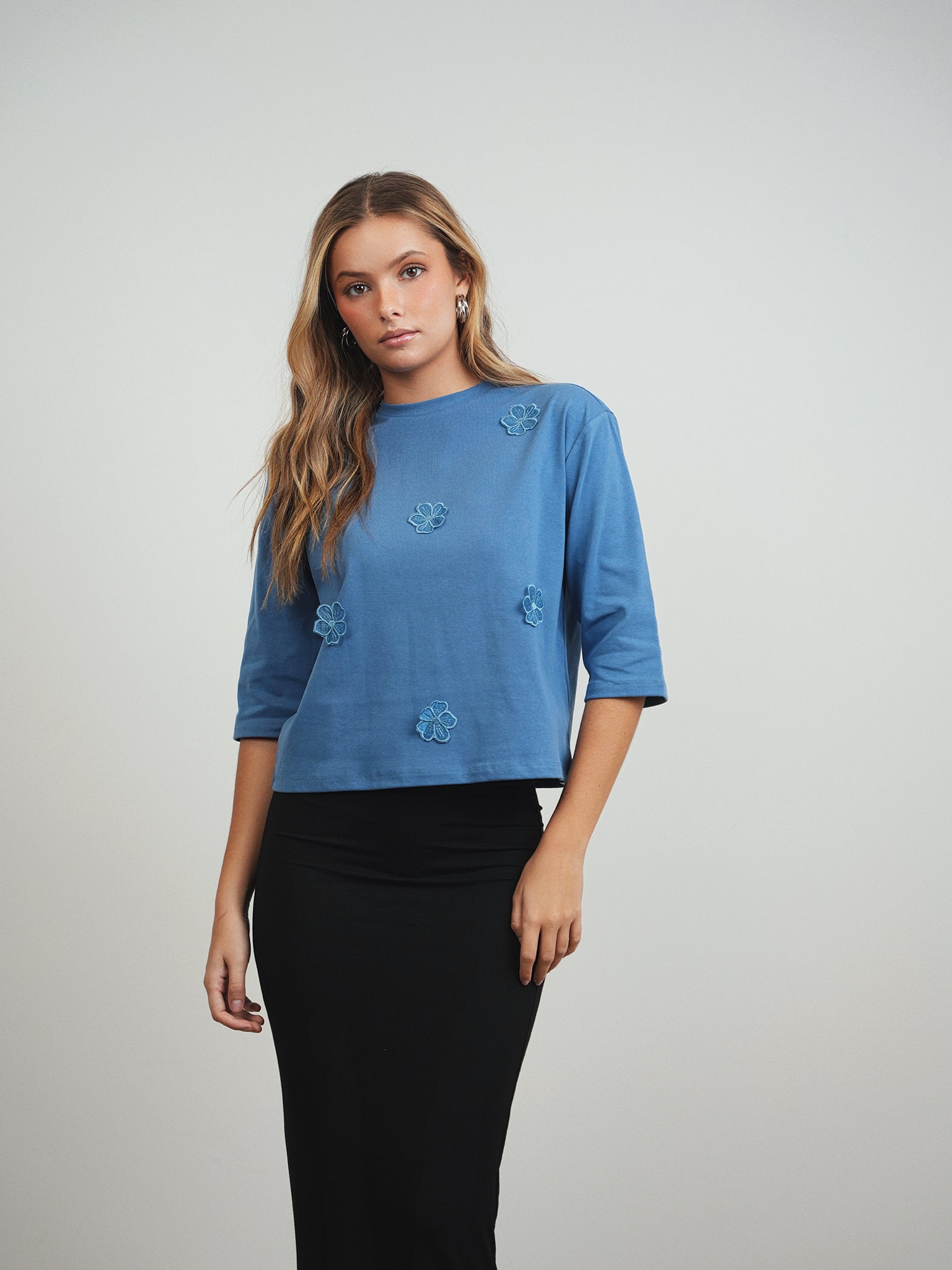 Flower Applique Tee