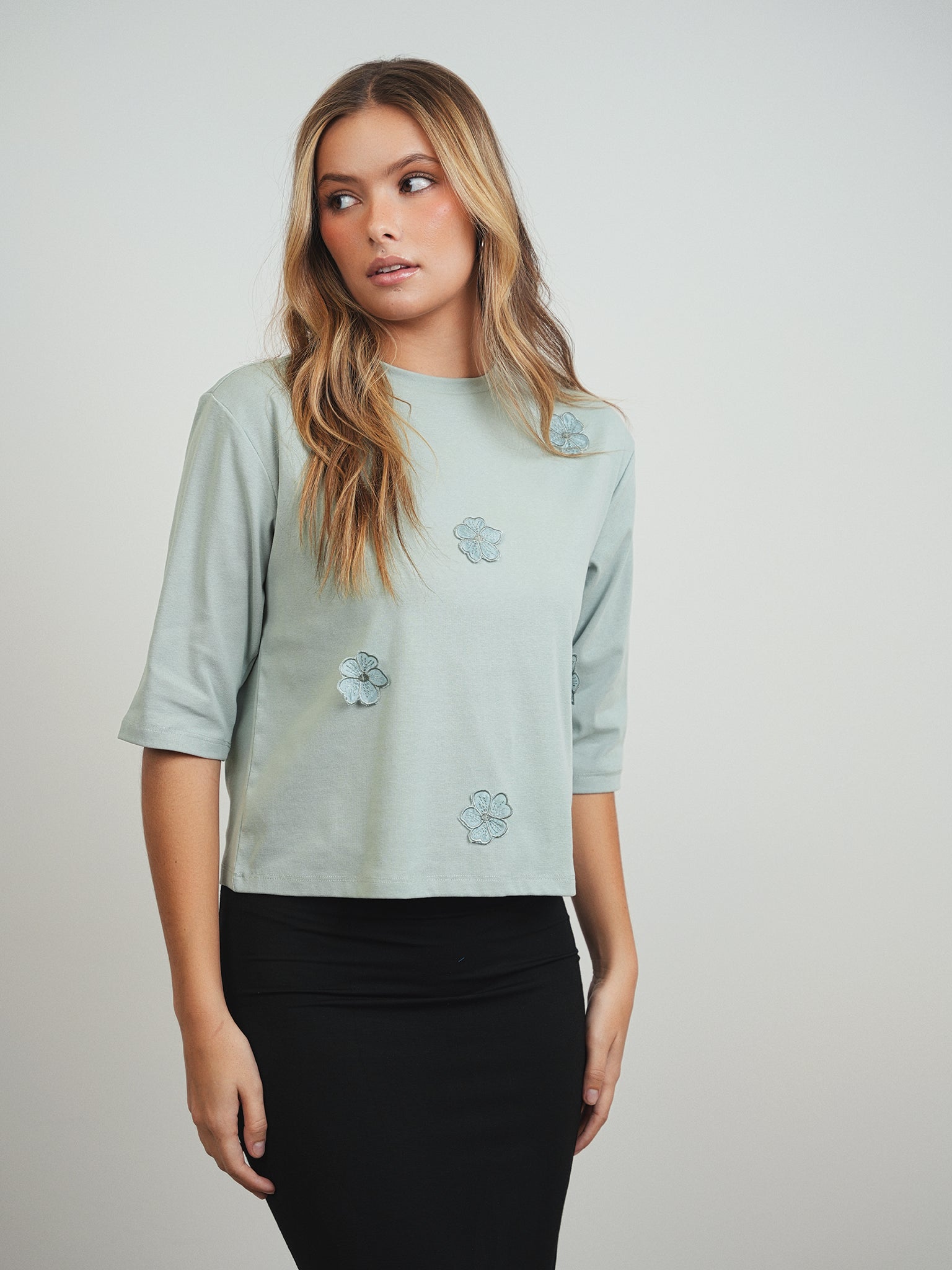 Flower Applique Tee