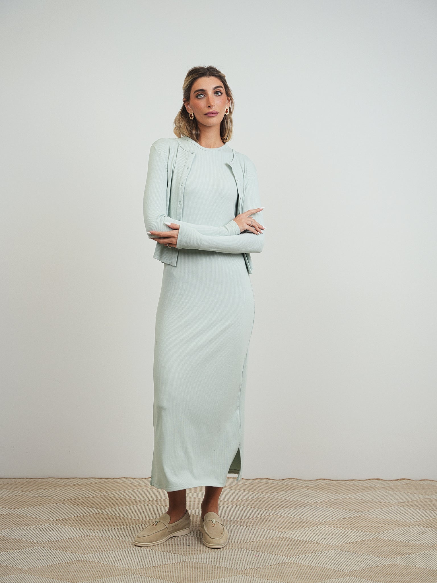 Soft Rib Sleeveless Dress