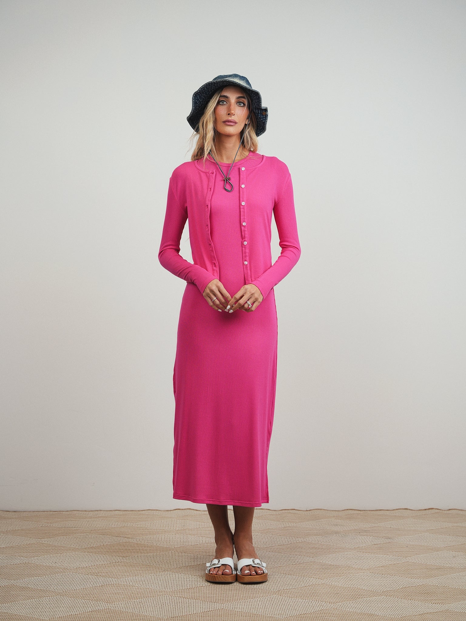 Soft Rib Sleeveless Dress