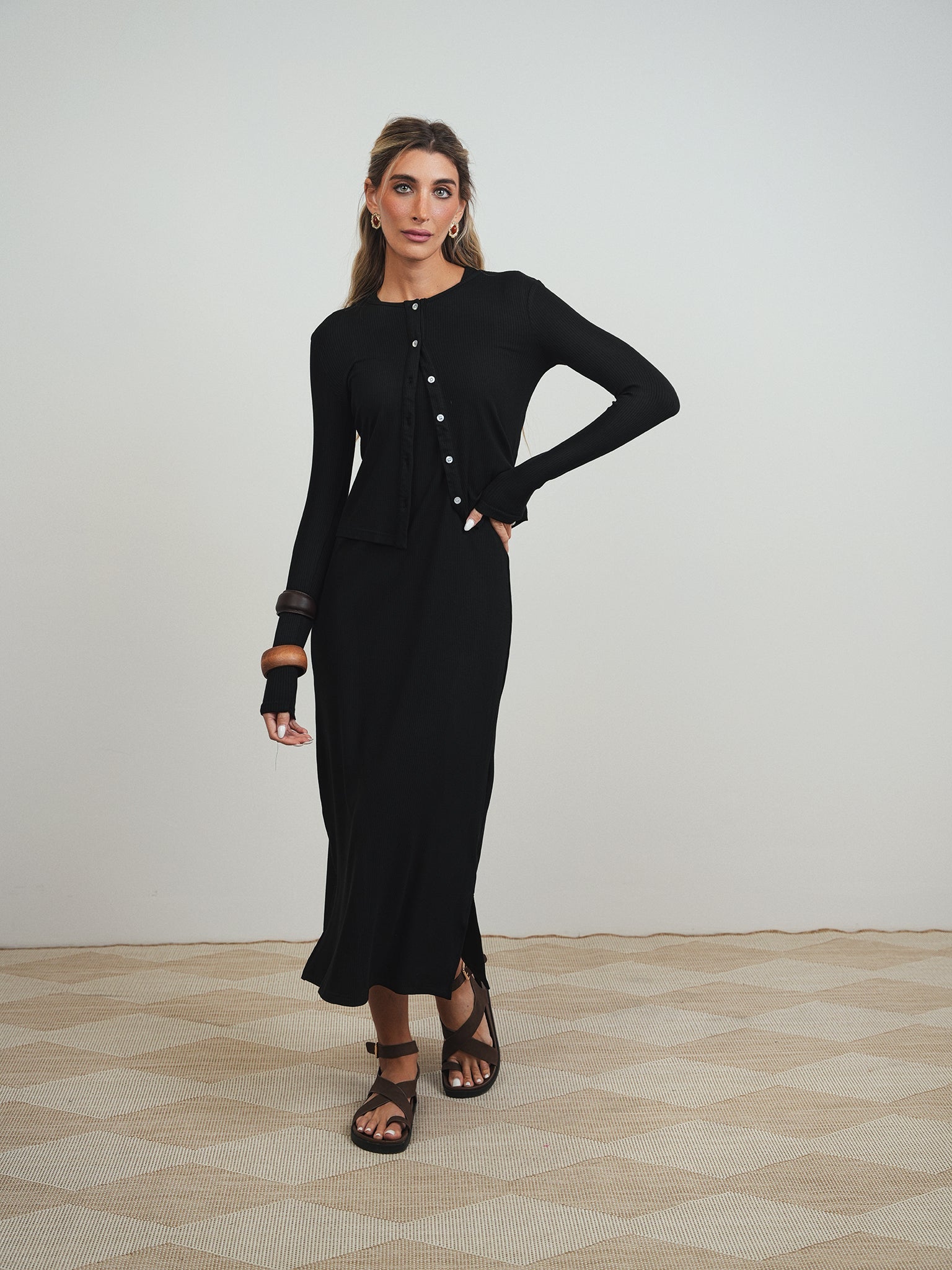 Soft Rib Sleeveless Dress