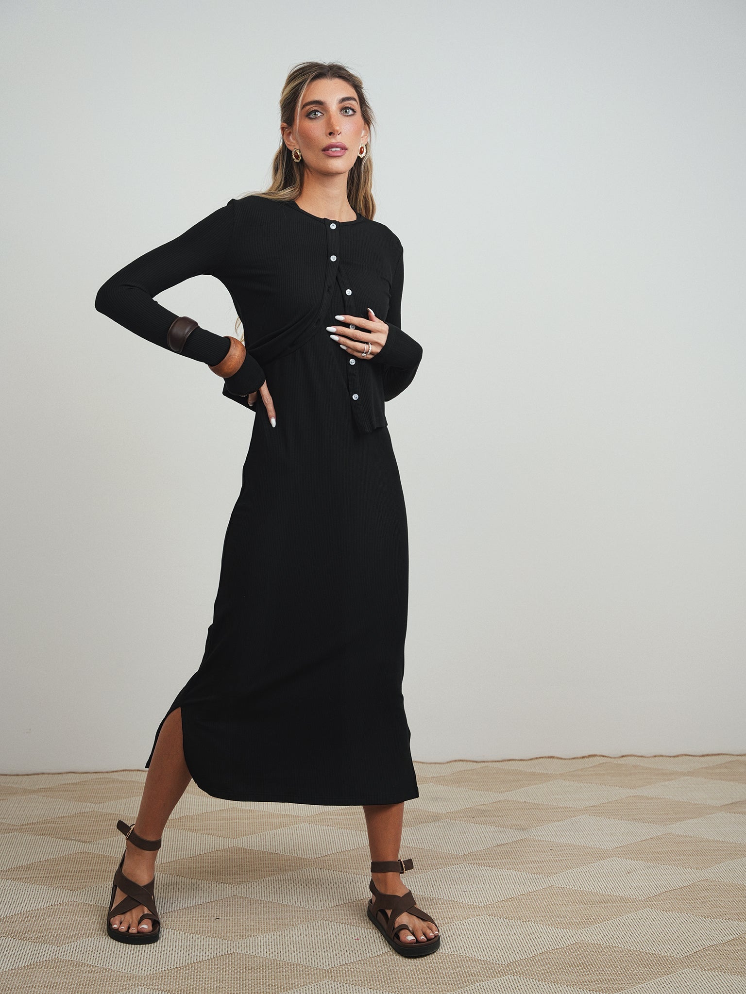 Soft Rib Sleeveless Dress