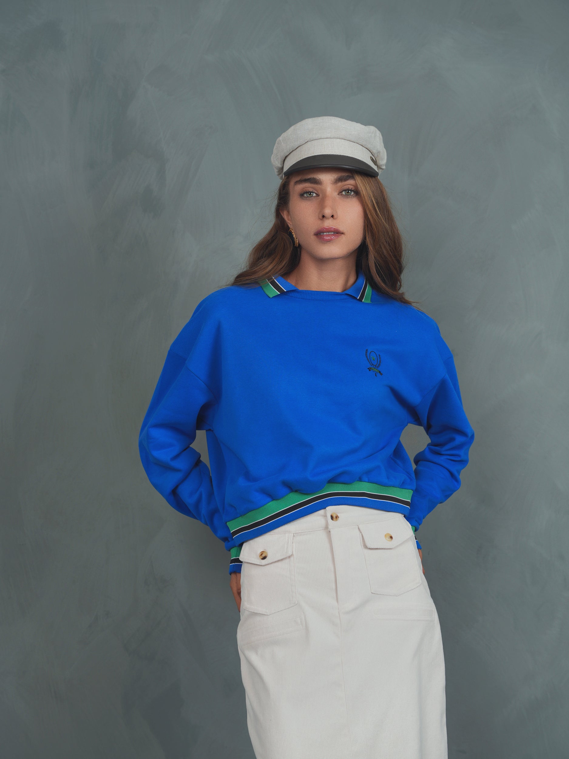 Corduroy Straight Skirt