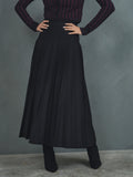Knit Pleated Skirt