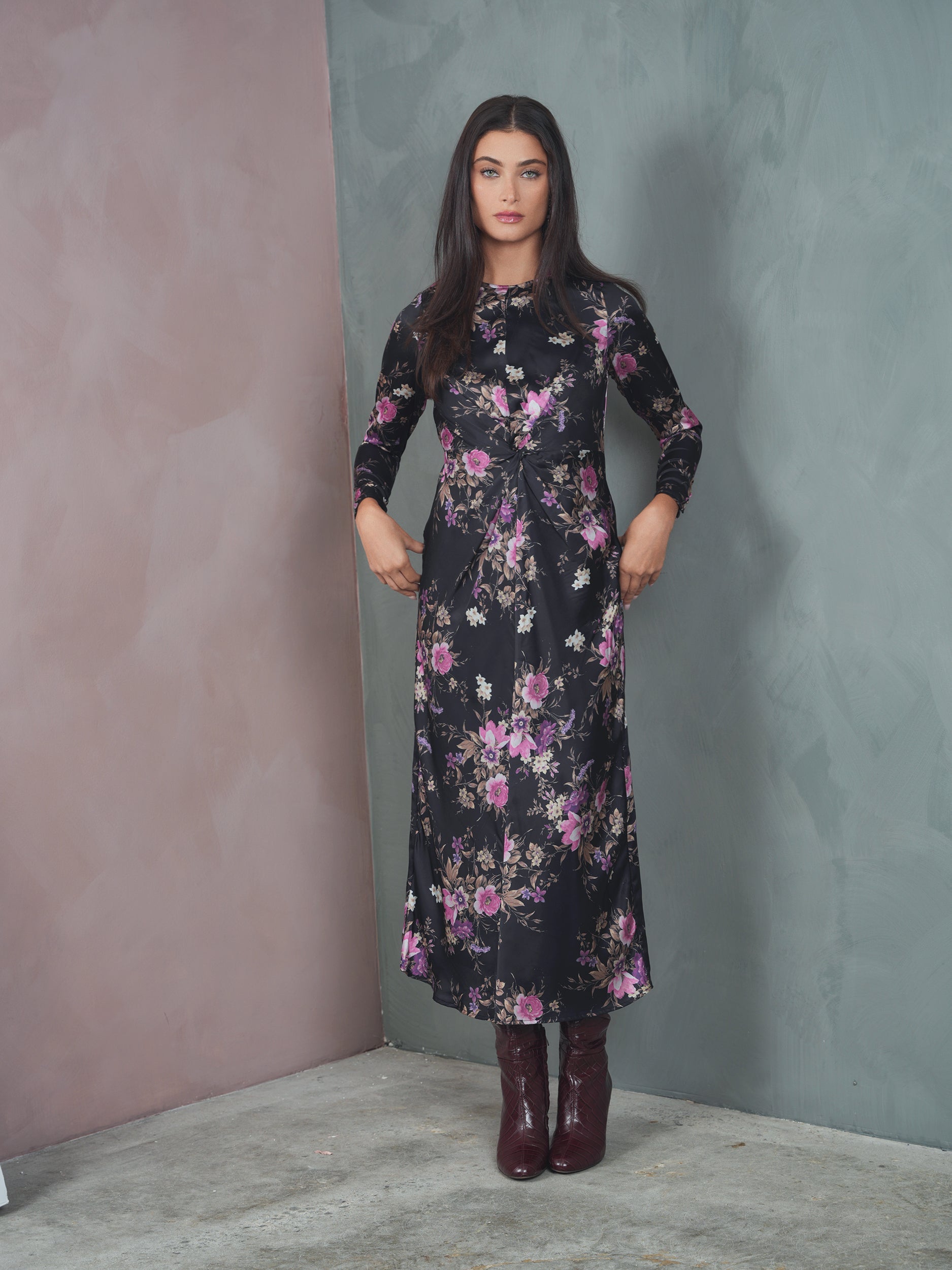 The Victoria Twist Front Dress