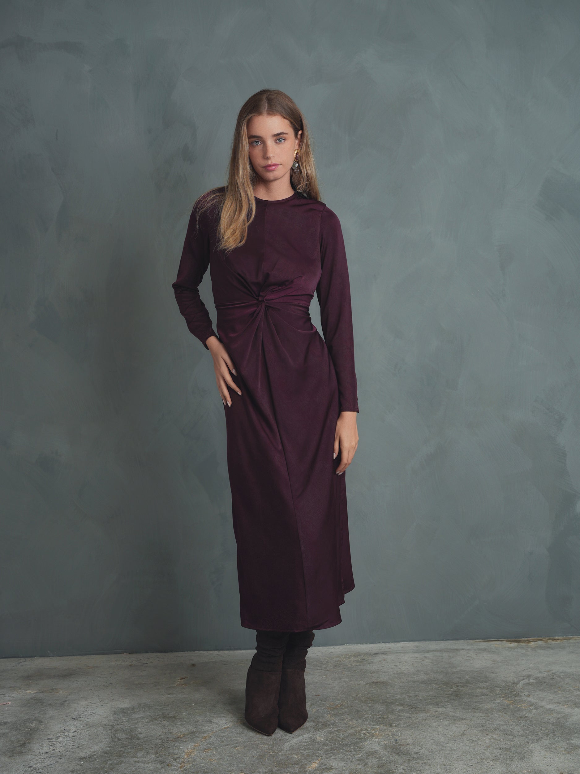 The Victoria Twist Front Dress