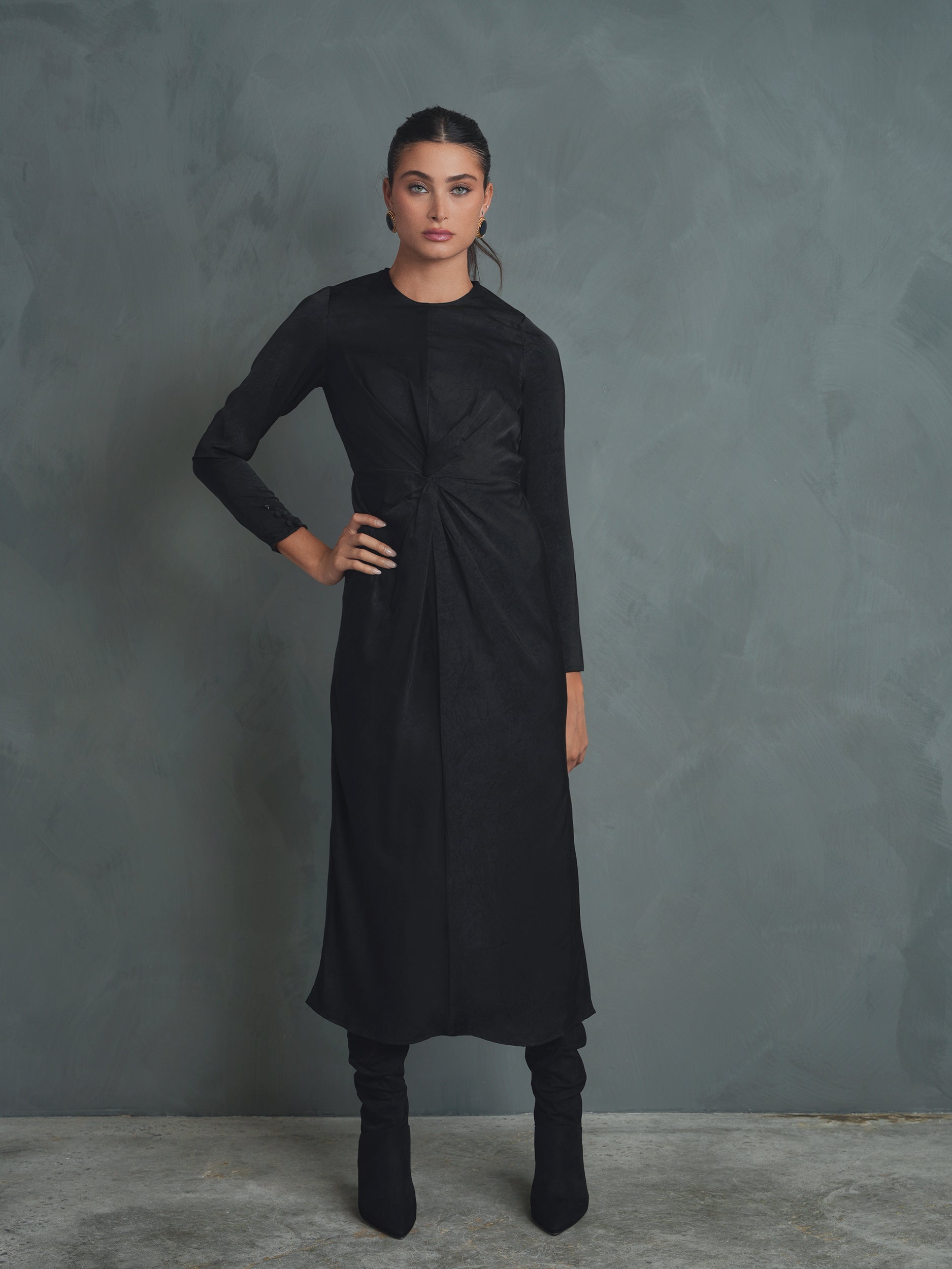 The Victoria Twist Front Dress