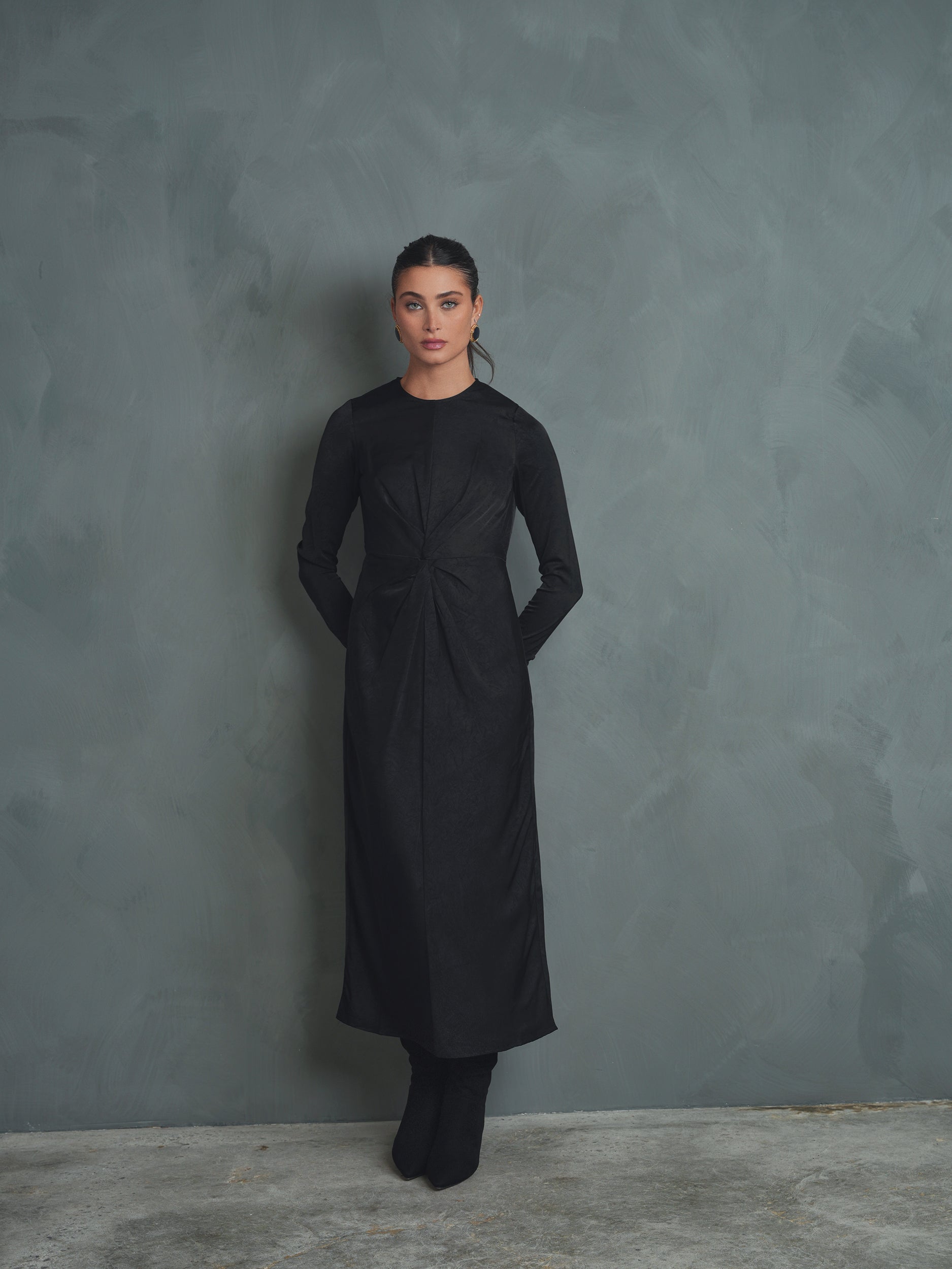 The Victoria Twist Front Dress