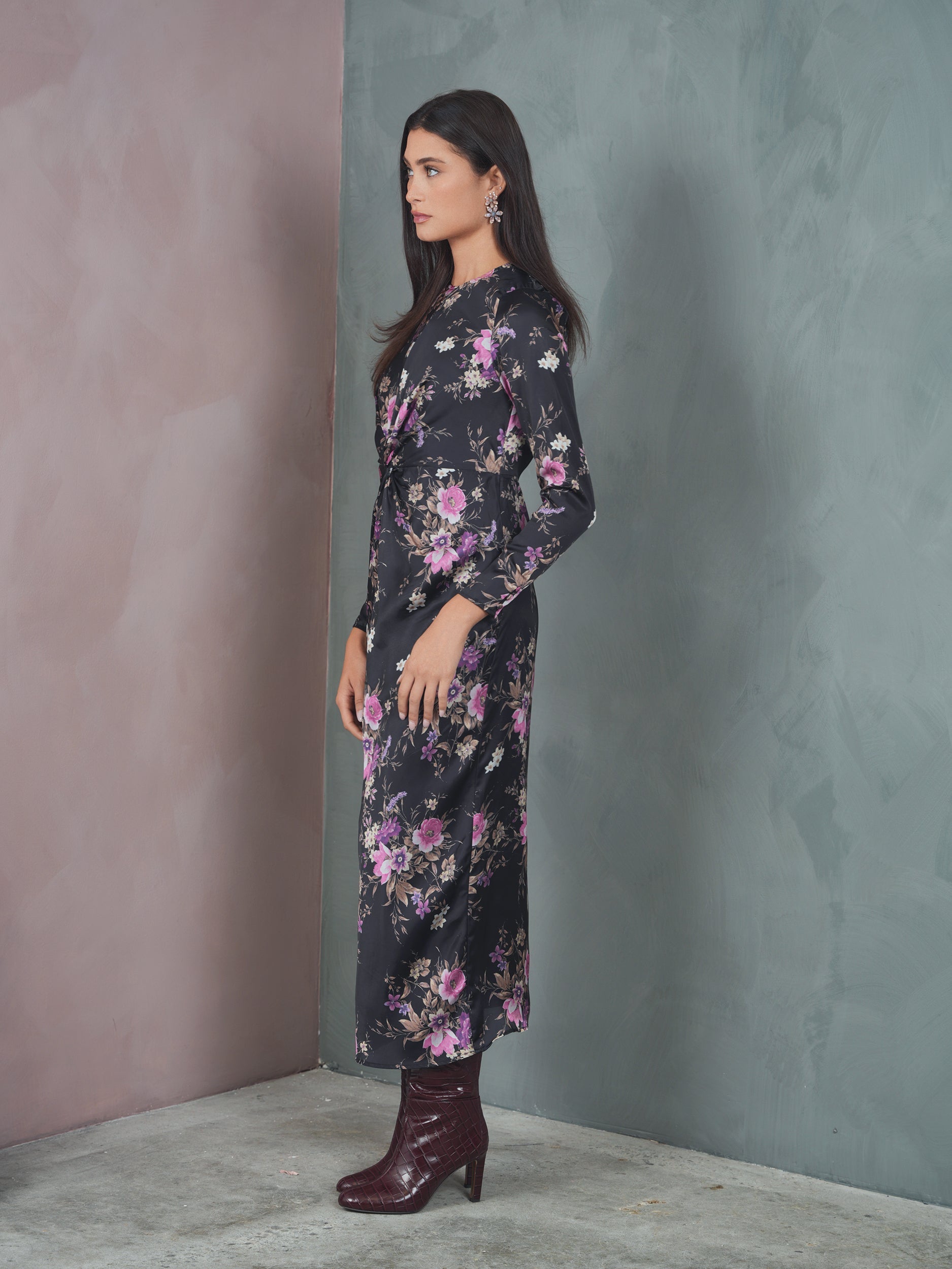 The Victoria Twist Front Dress