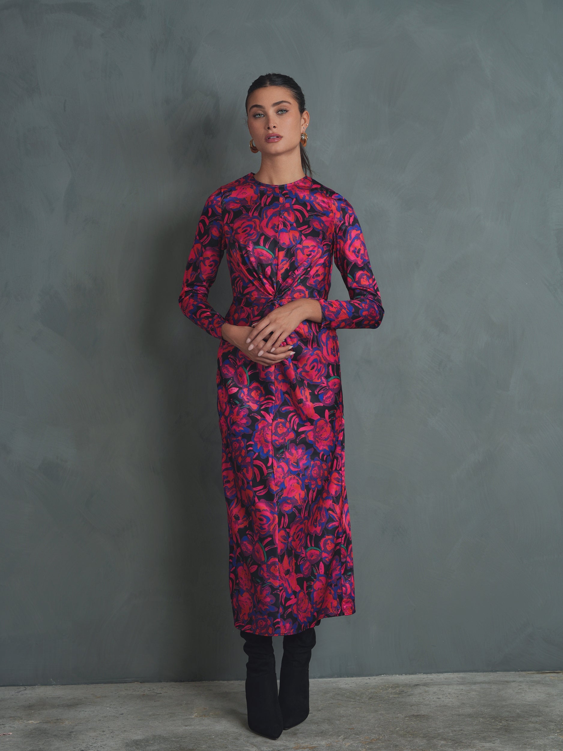 The Victoria Twist Front Dress