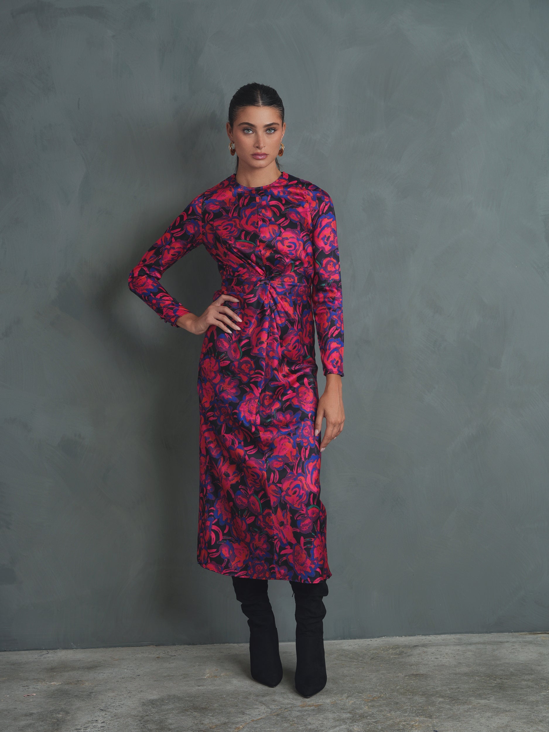 The Victoria Twist Front Dress