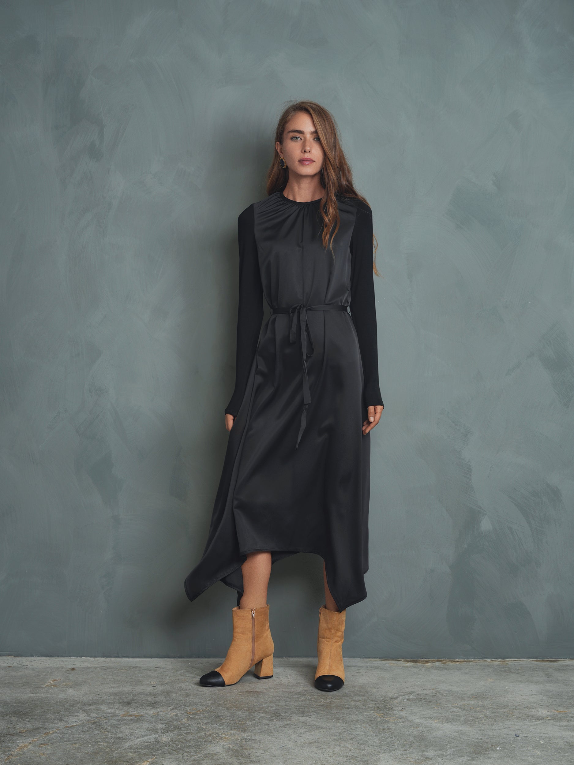 High-Low Combination Dress