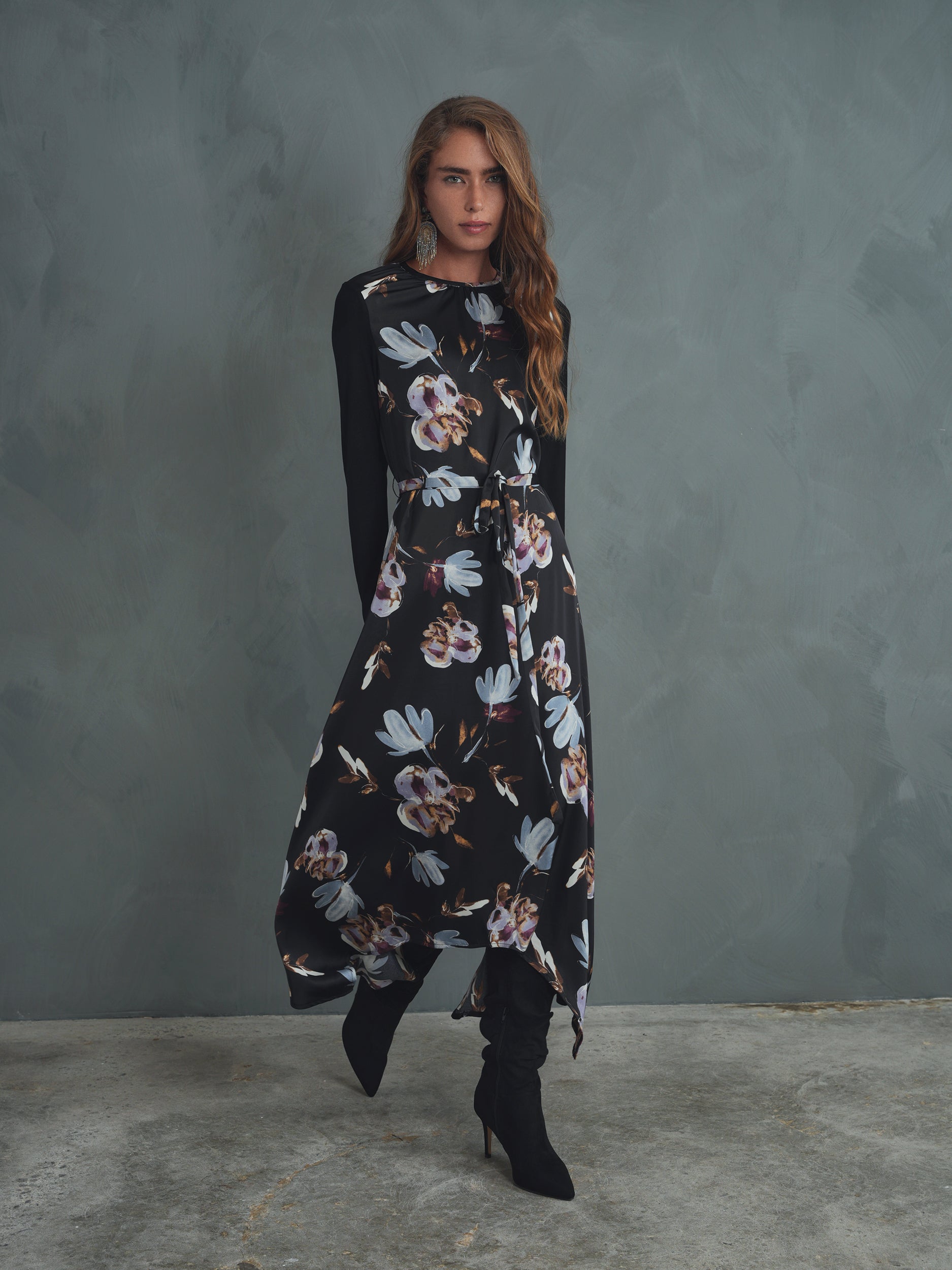 High-Low Combination Dress