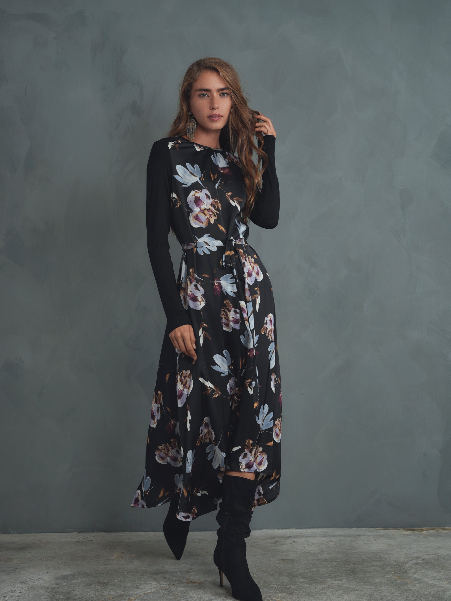 High-Low Combination Dress