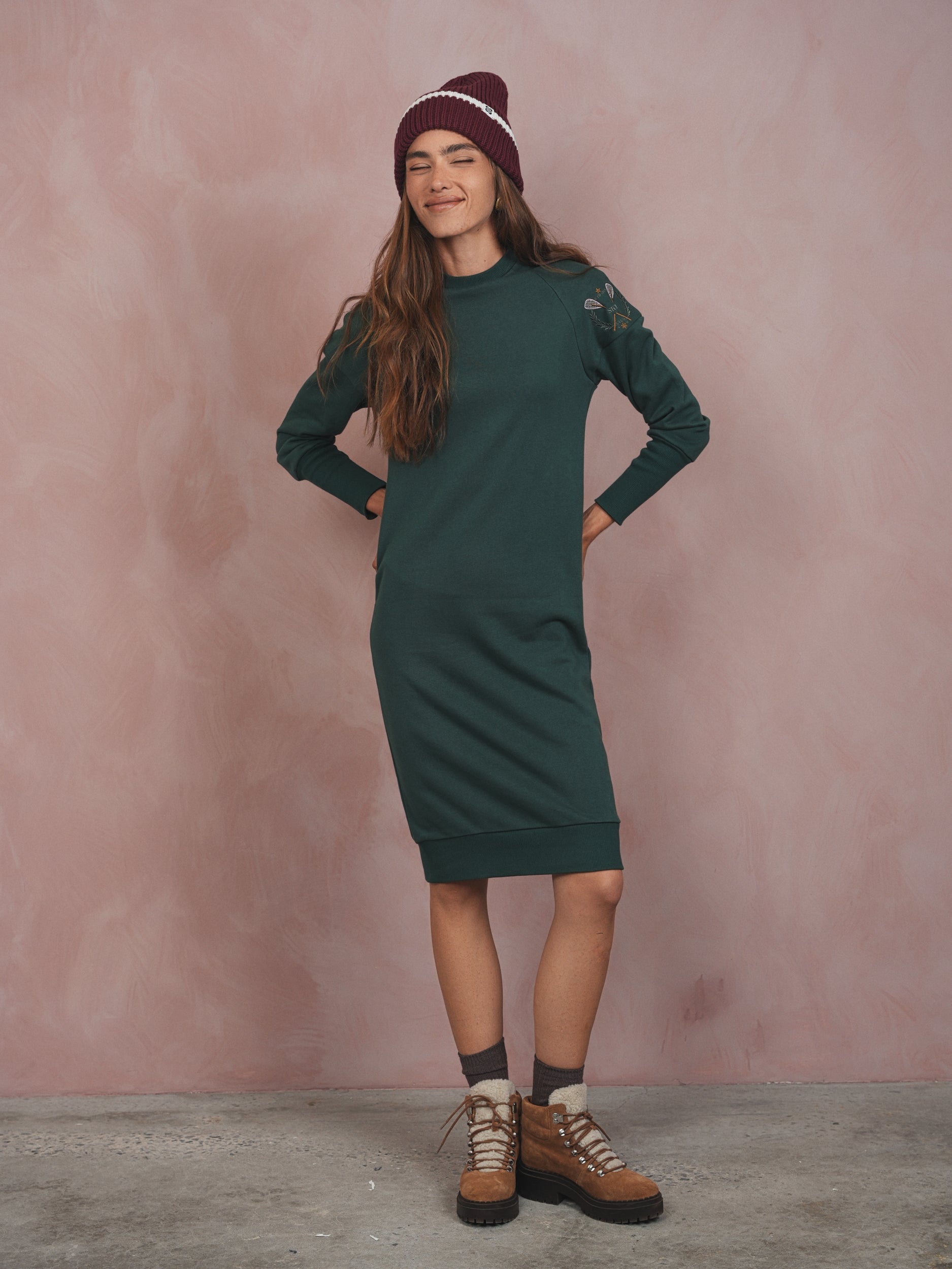 Ski Sweatshirt Dress