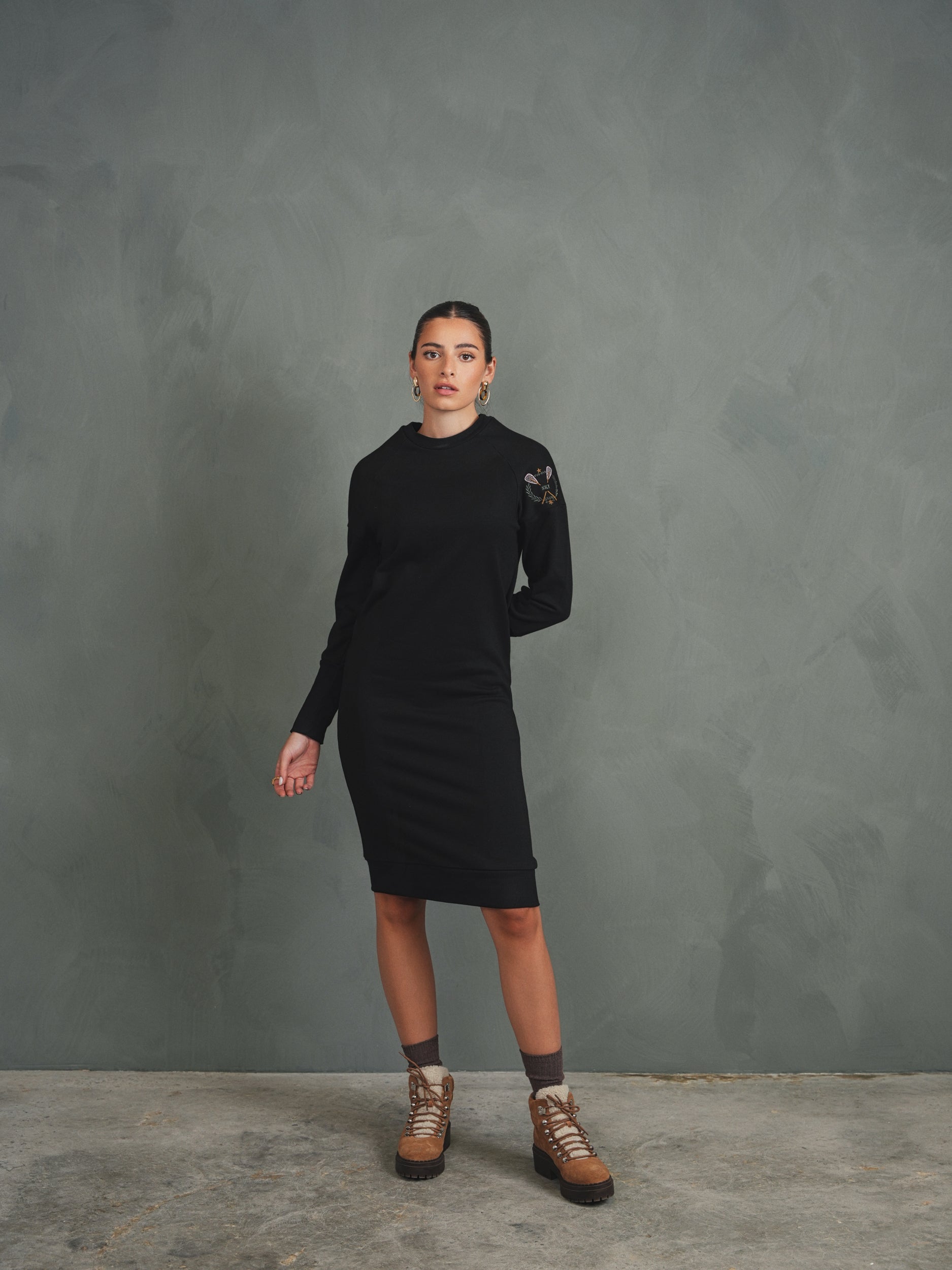Ski Sweatshirt Dress