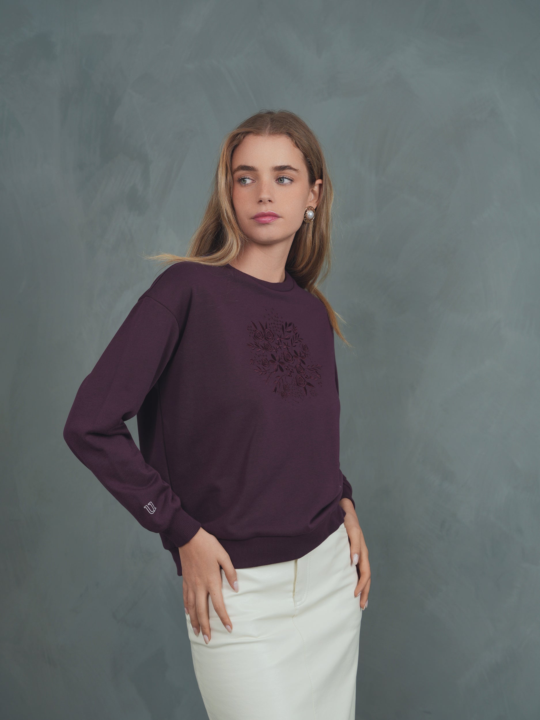 Embroidery Sweatshirt