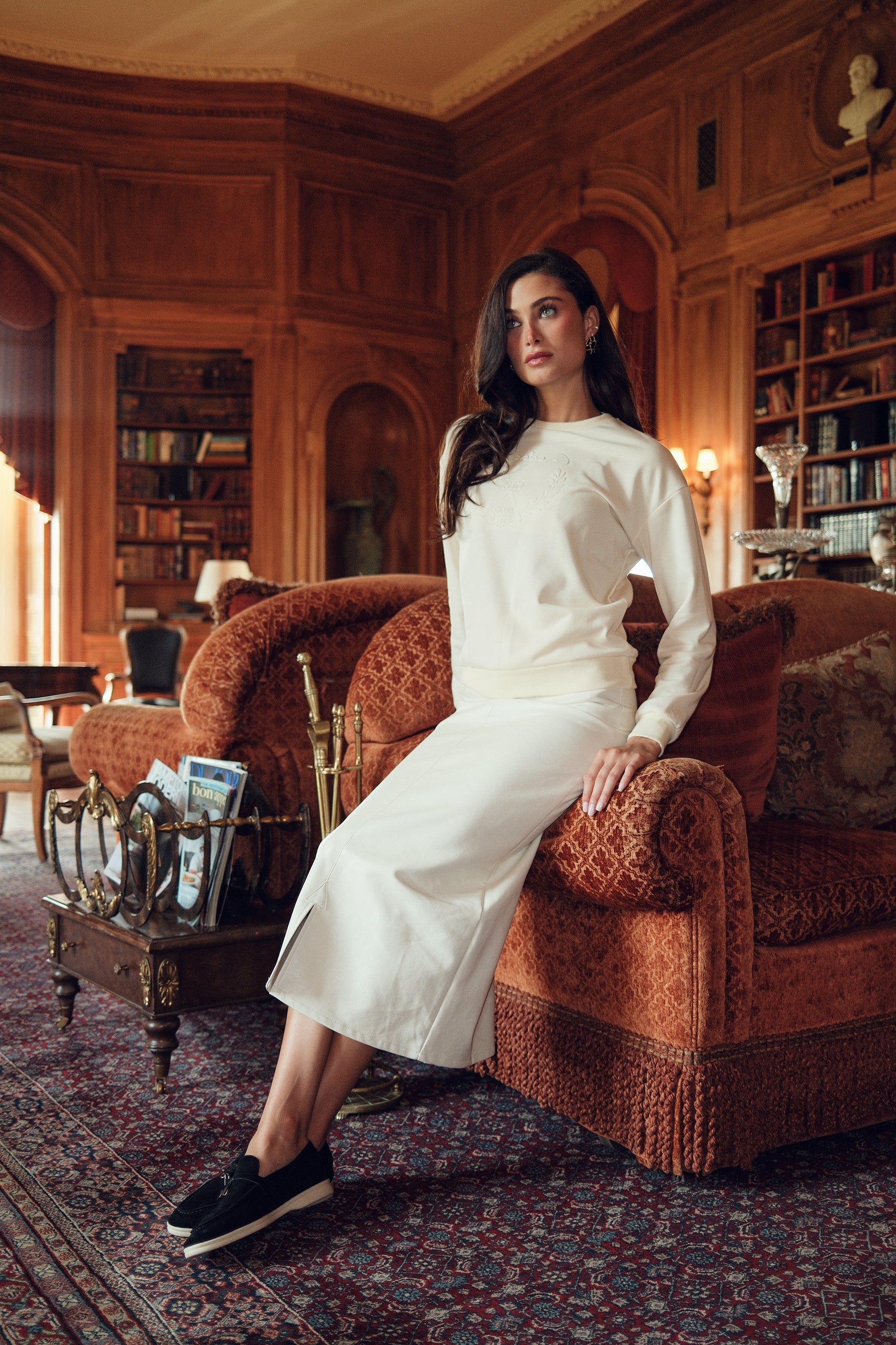 Leather Skirt With Slit