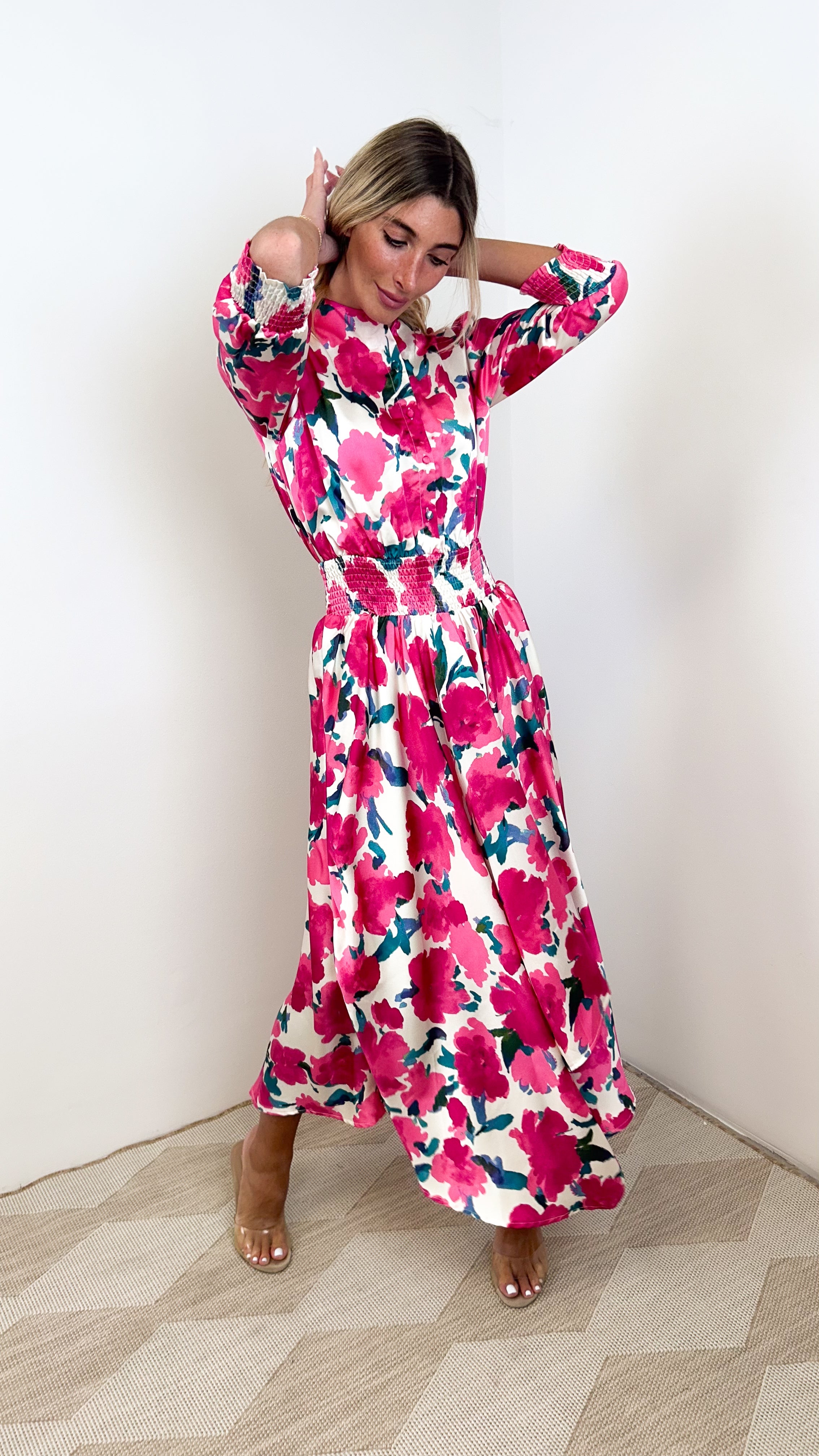 Asymmentrical Waisted Dress