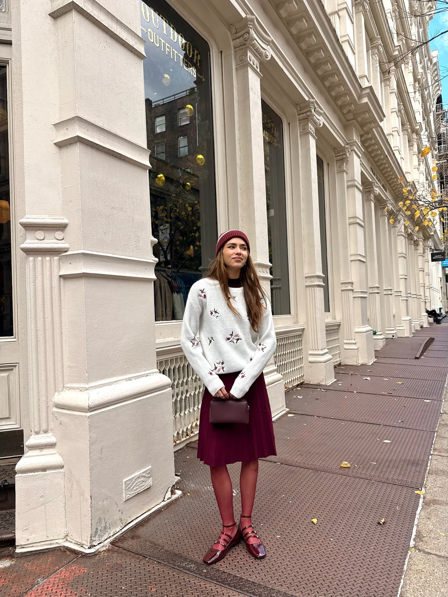 Flower Embroidery Sweater