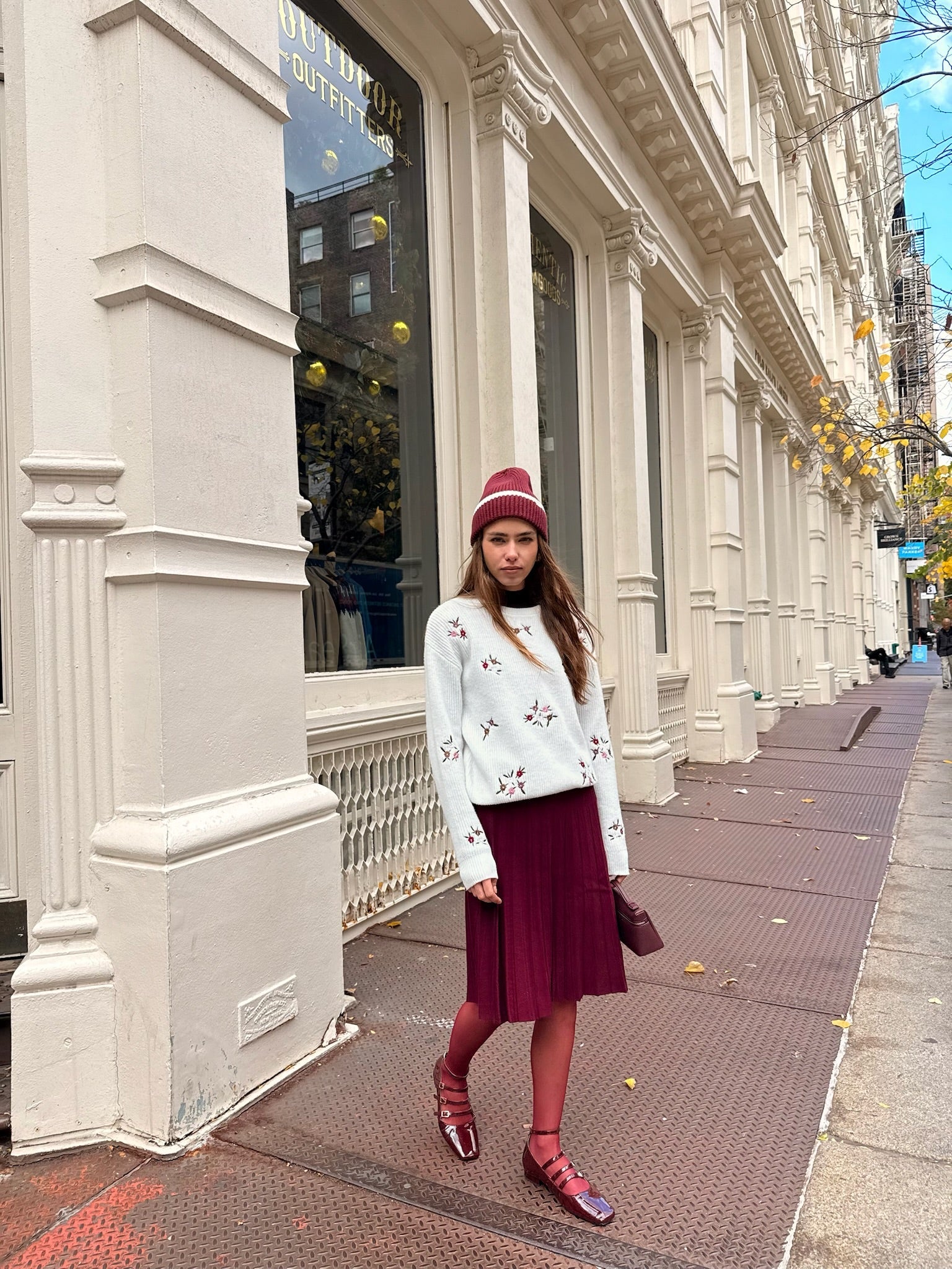 Flower Embroidery Sweater