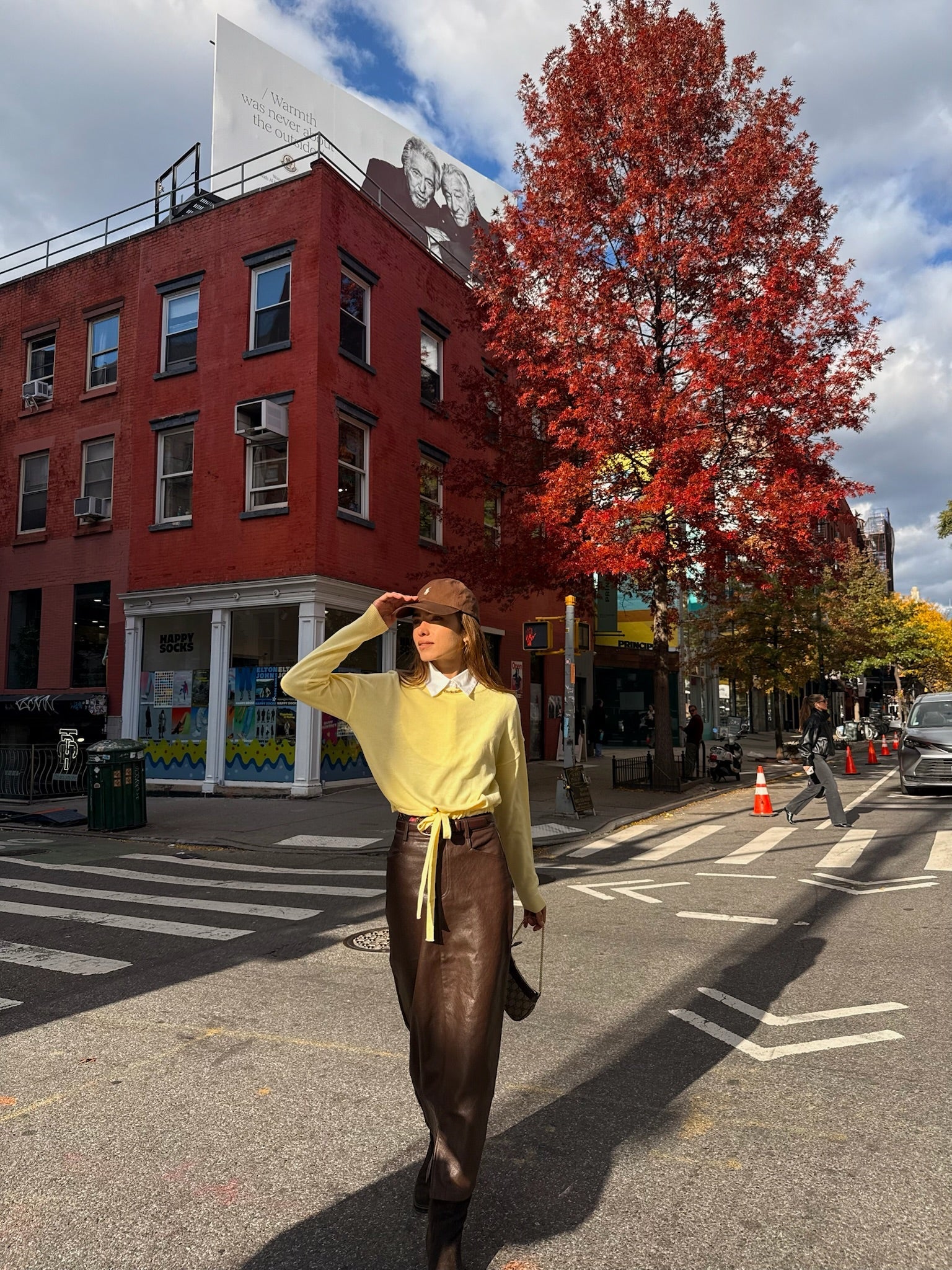 Leather Skirt With Slit