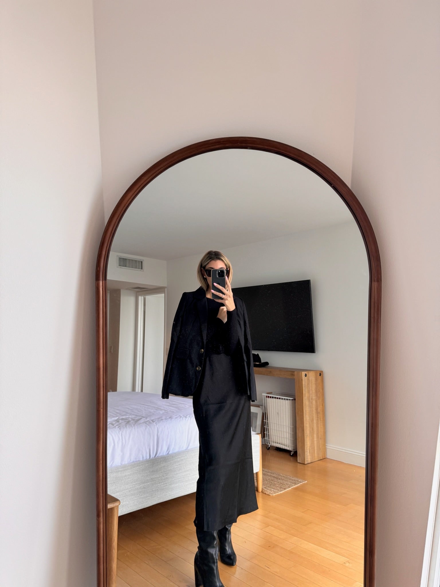 Elastic Waist Slip Skirt