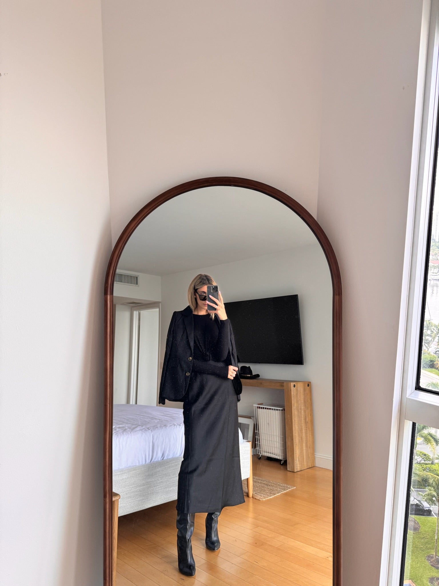 Elastic Waist Slip Skirt