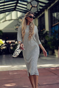 Ribbed Tshirt Dress