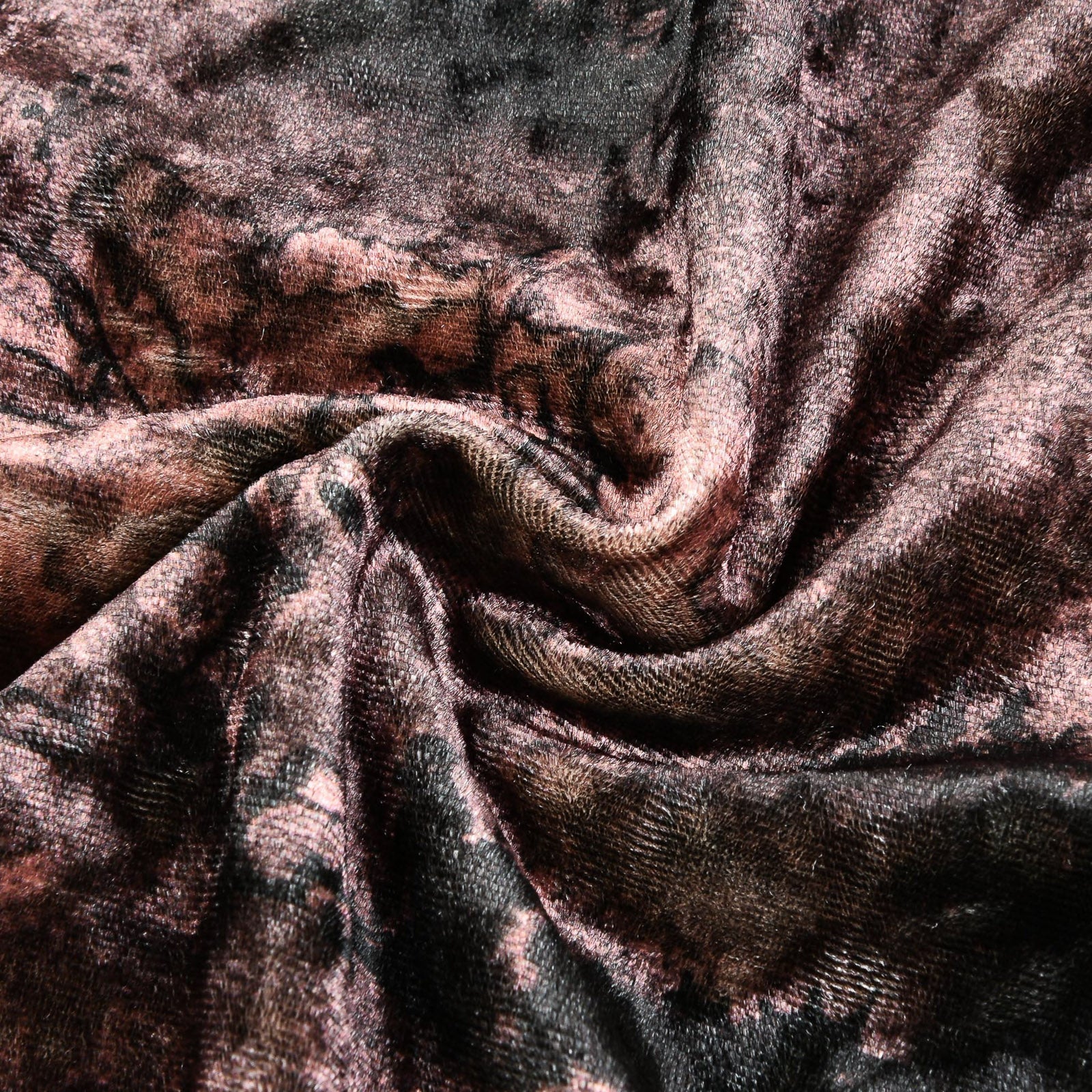 Wrap Maxi Velour Dress