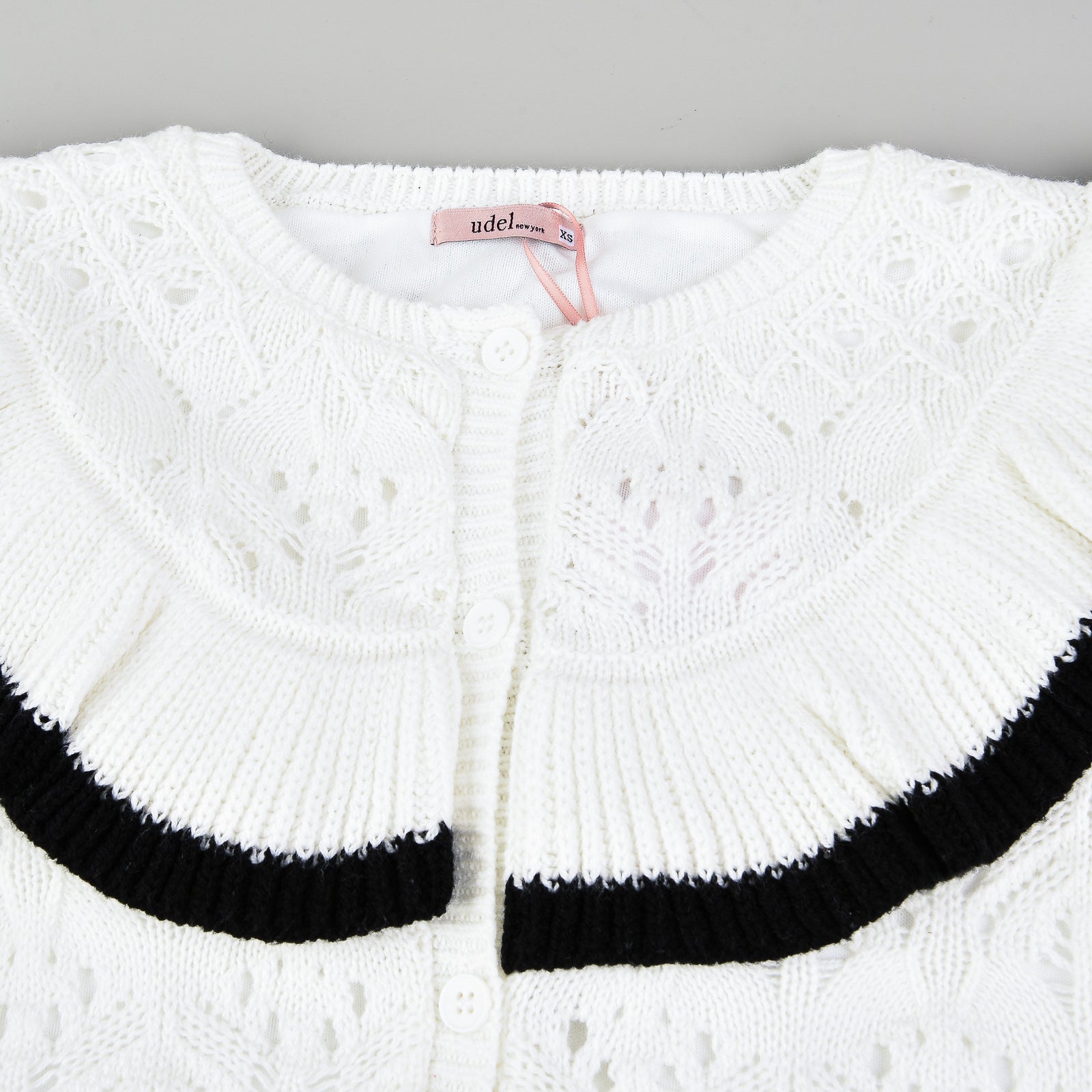 Knit Ruffle Cardigan