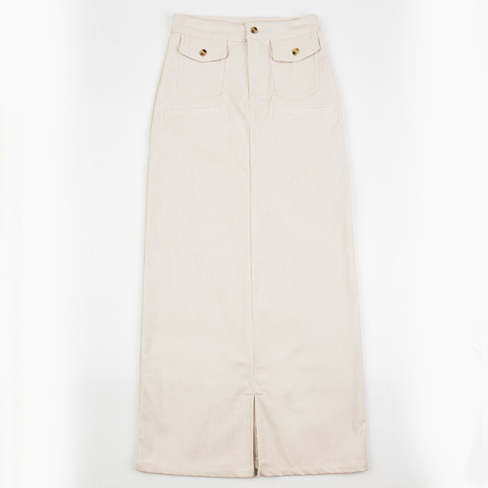 Corduroy Straight Skirt